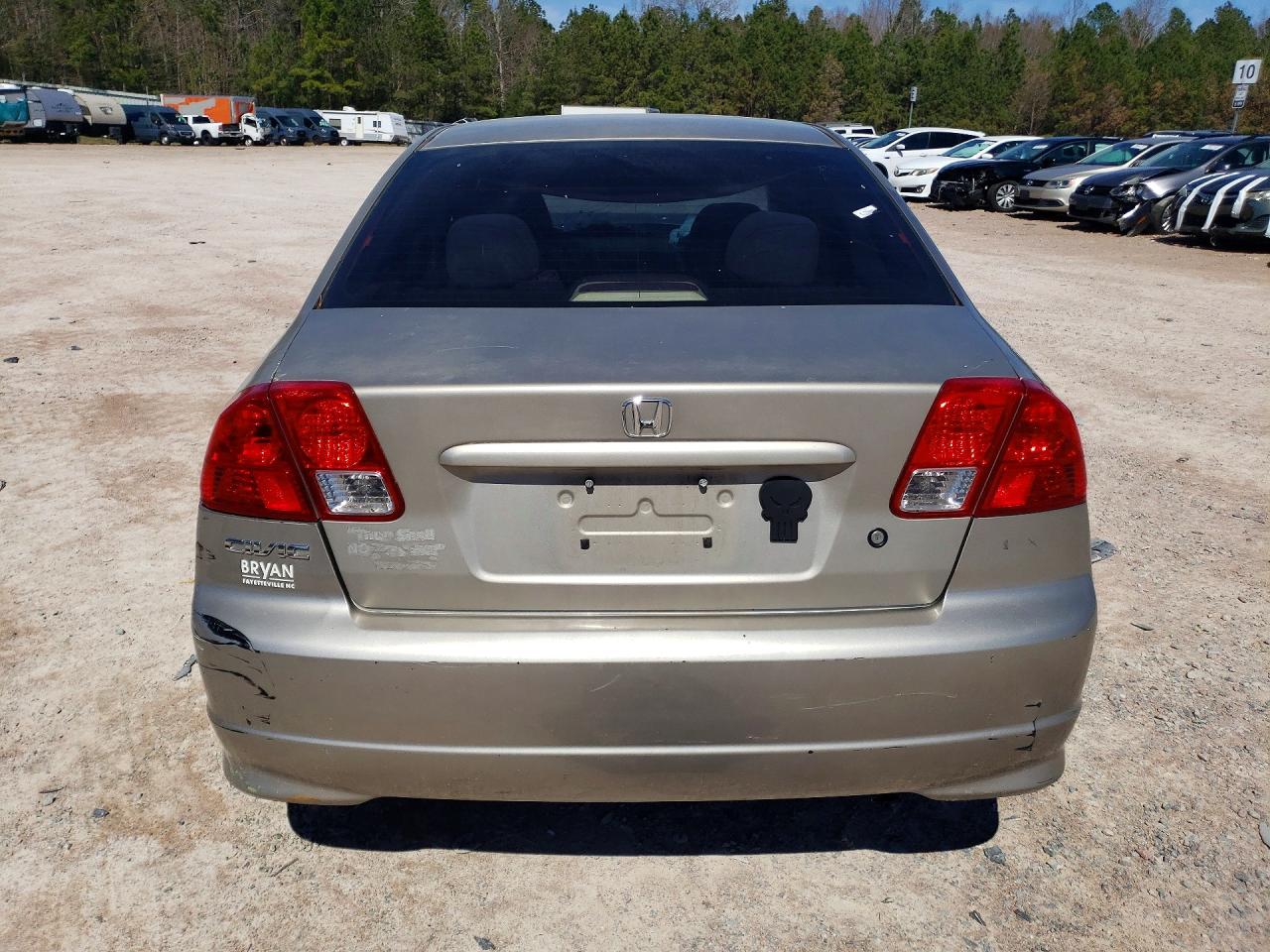 2004 Honda Civic Lx Tan vin: 2HGES16594H620809