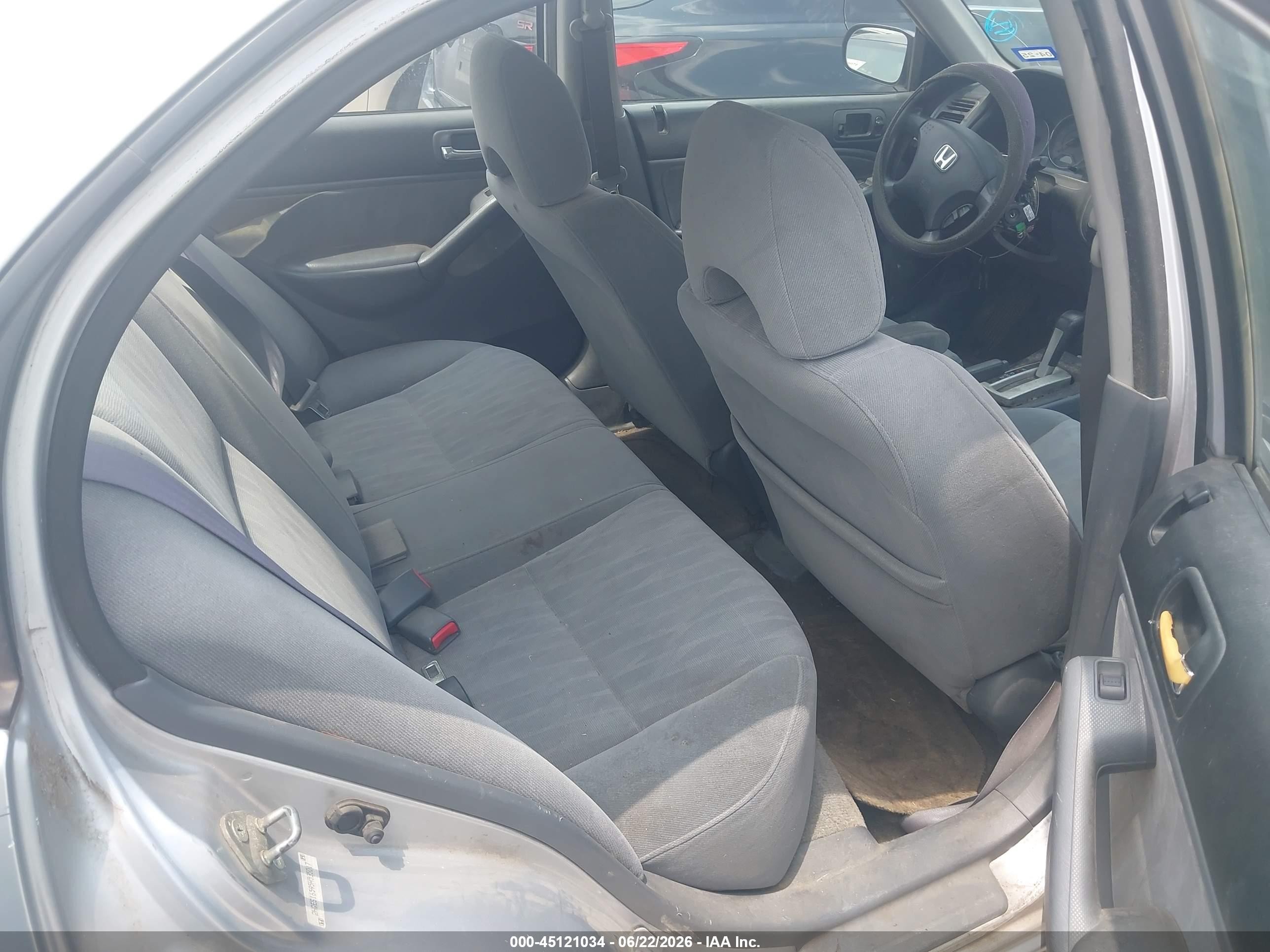 2005 Honda Civic Lx Gray vin: 2HGES16595H535017
