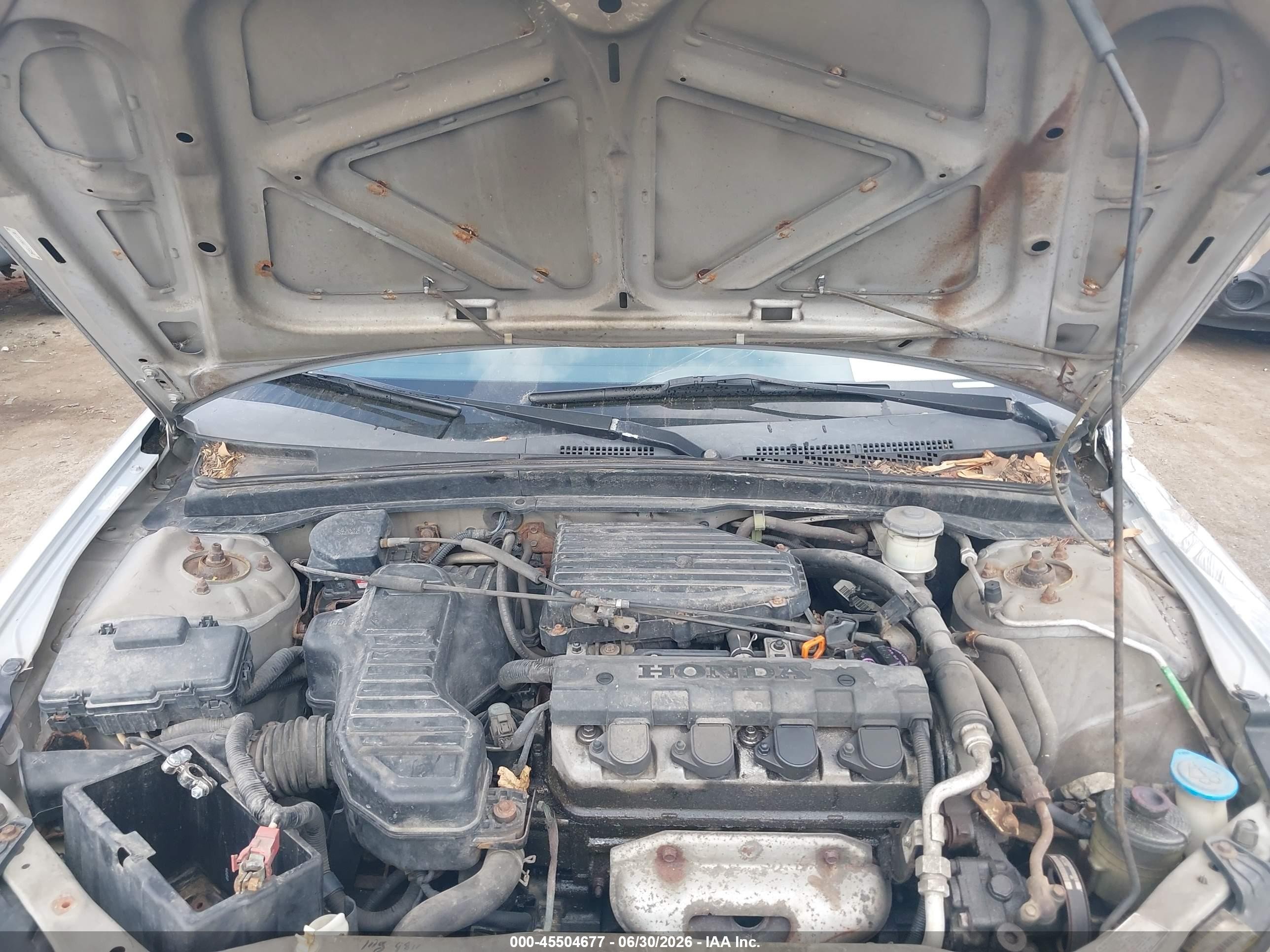 2005 Honda Civic Lx Silver vin: 2HGES16595H592186