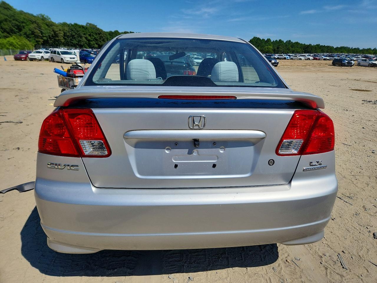 2005 Honda Civic Lx Silver vin: 2HGES16595H613635