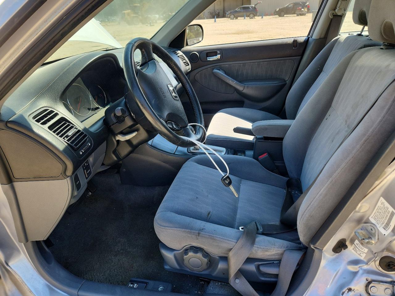 2005 Honda Civic Lx Silver vin: 2HGES16595H613635