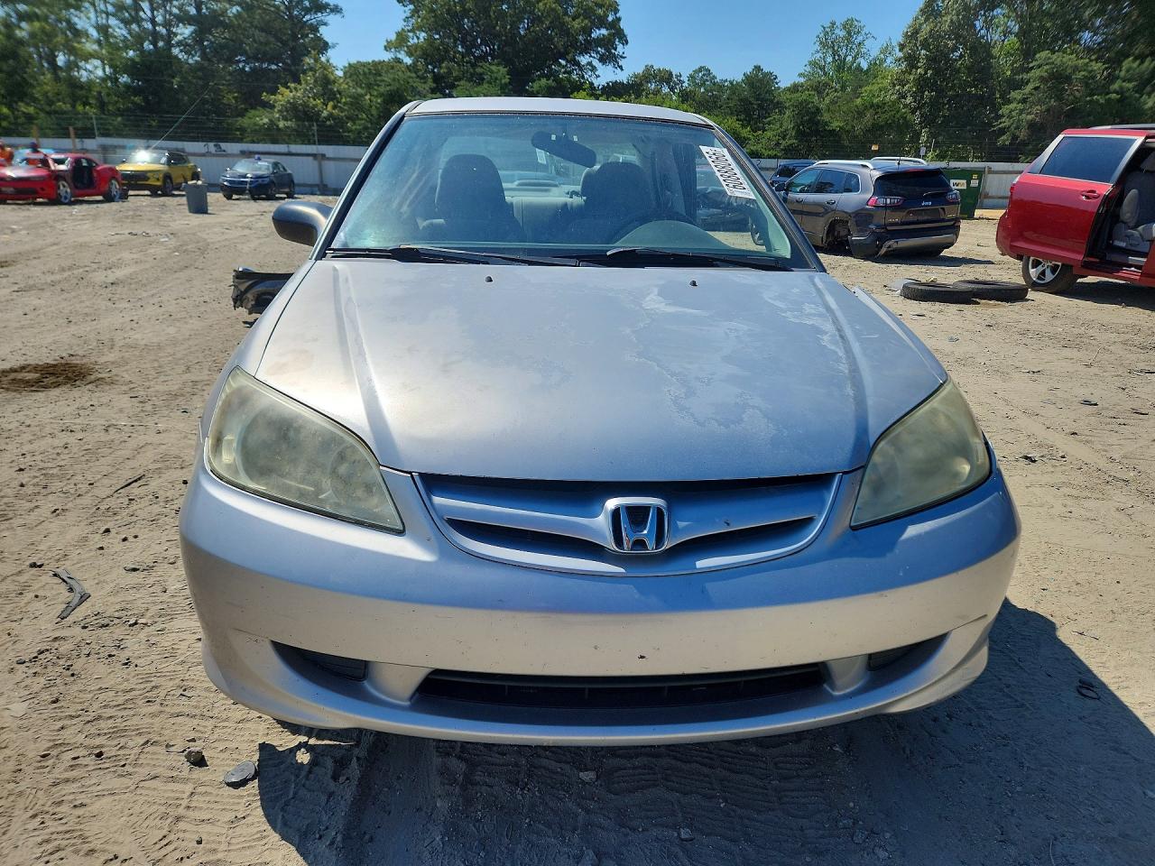 2005 Honda Civic Lx Silver vin: 2HGES16595H613635