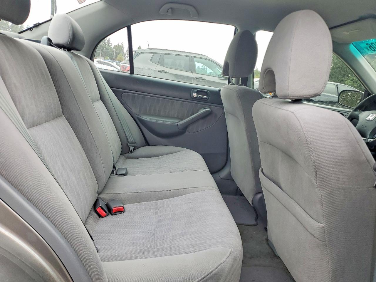 2005 Honda Civic Lx Gray vin: 2HGES16595H634081