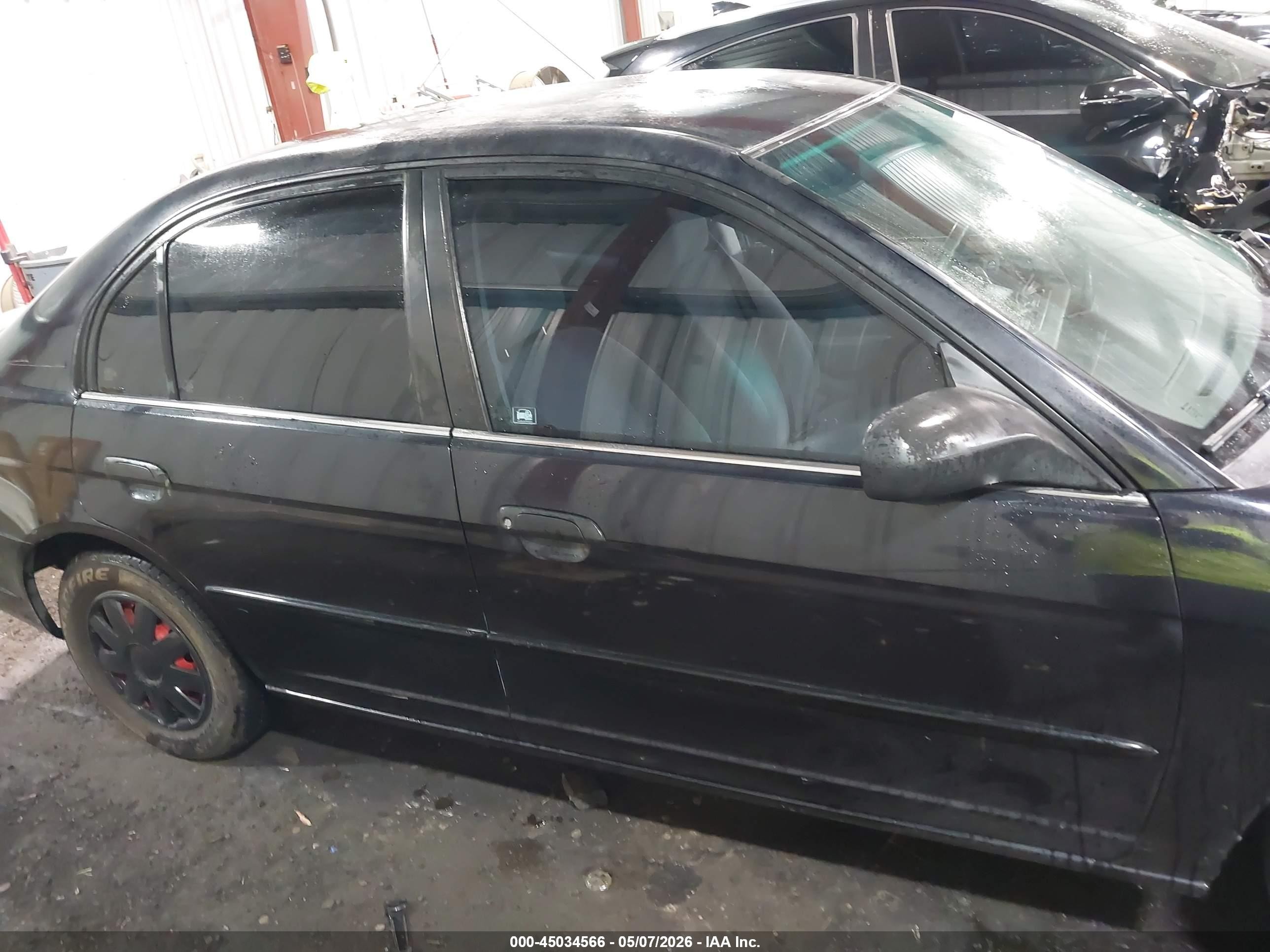 2001 Honda Civic Lx Black vin: 2HGES165X1H501128