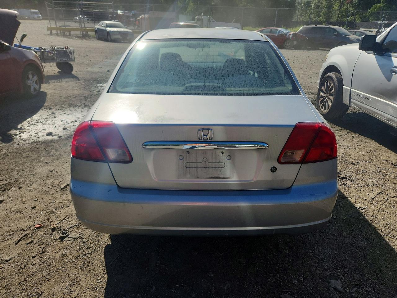 2001 Honda Civic Lx Silver vin: 2HGES165X1H525381