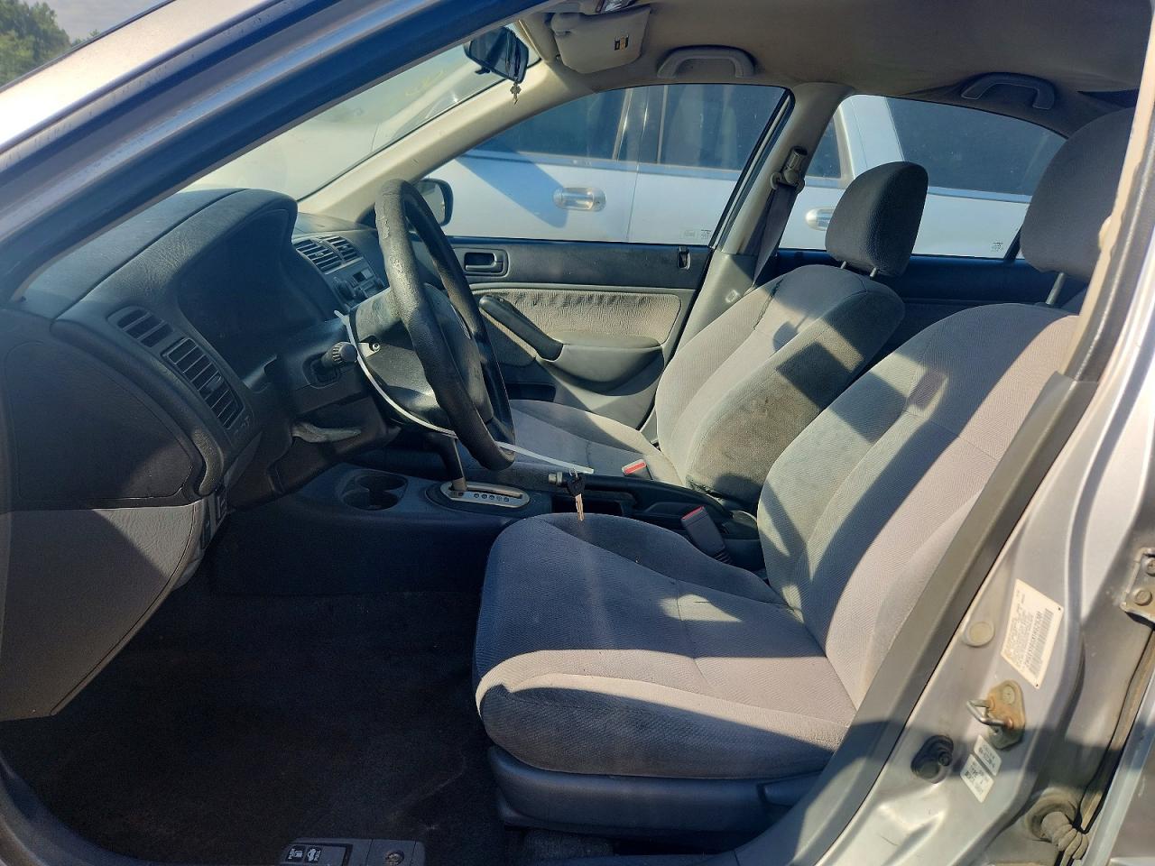 2001 Honda Civic Lx Silver vin: 2HGES165X1H525381
