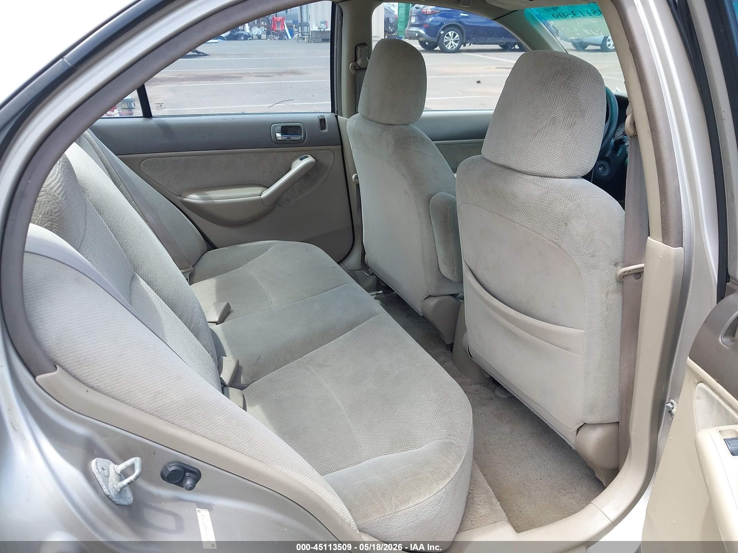2002 Honda Civic Lx Tan vin: 2HGES165X2H537919