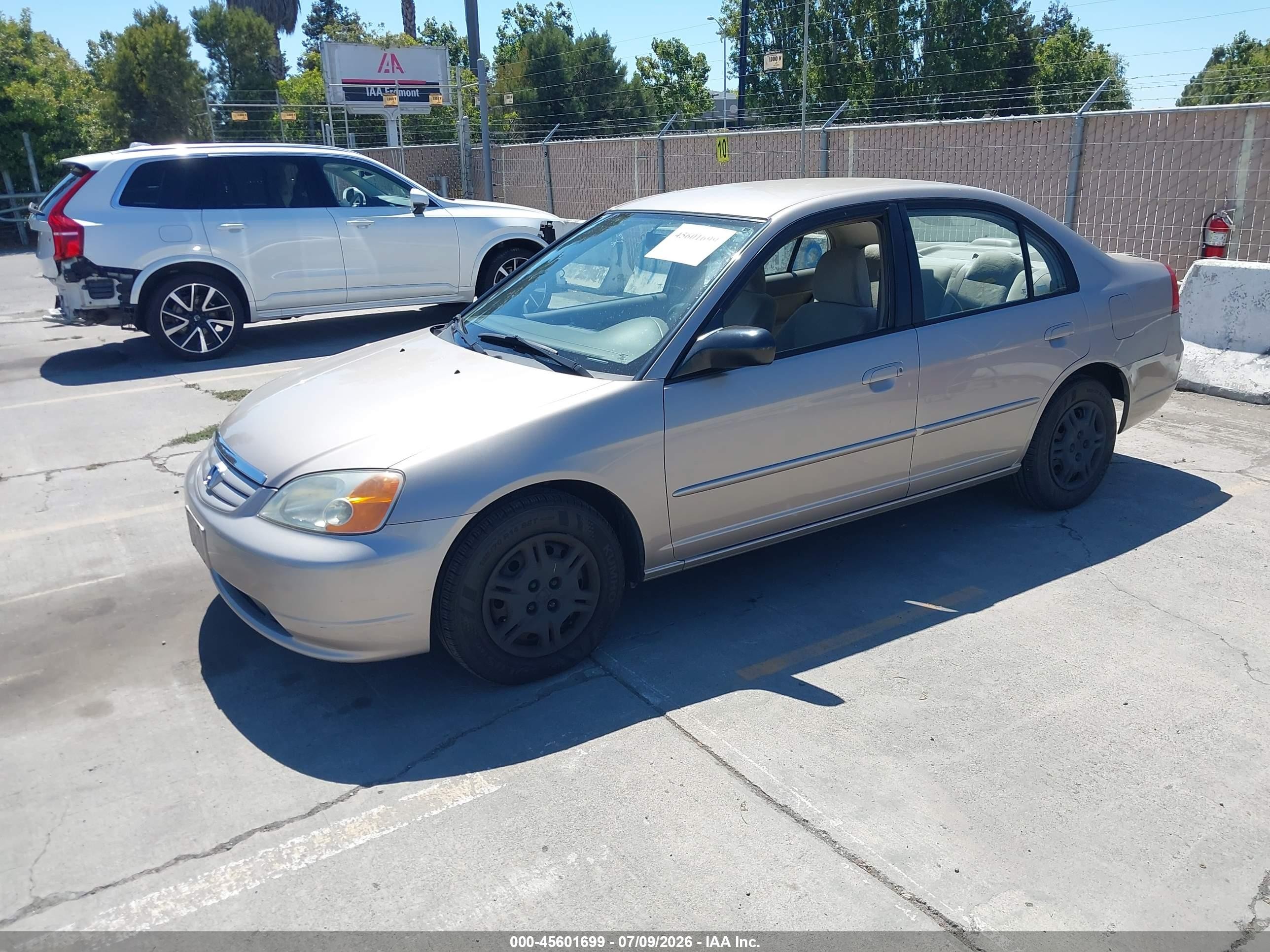 2002 Honda Civic Lx Brown vin: 2HGES165X2H580639