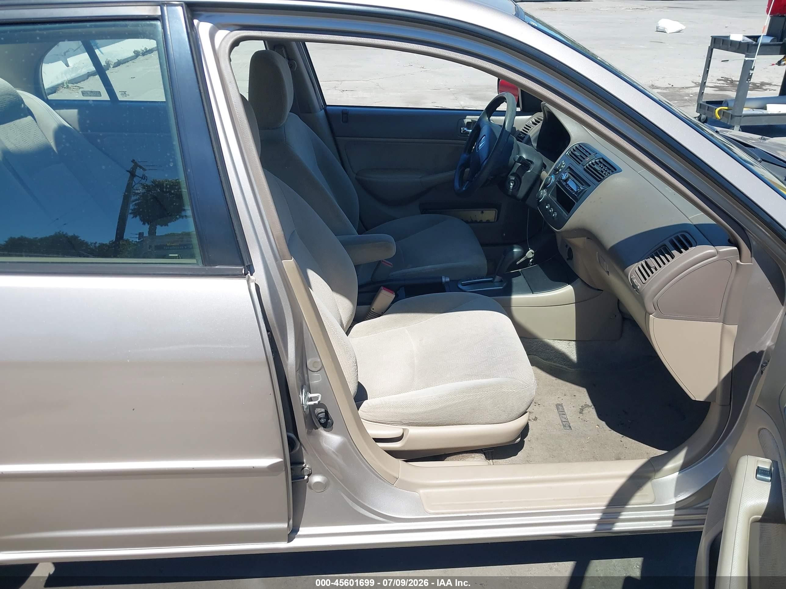 2002 Honda Civic Lx Brown vin: 2HGES165X2H580639