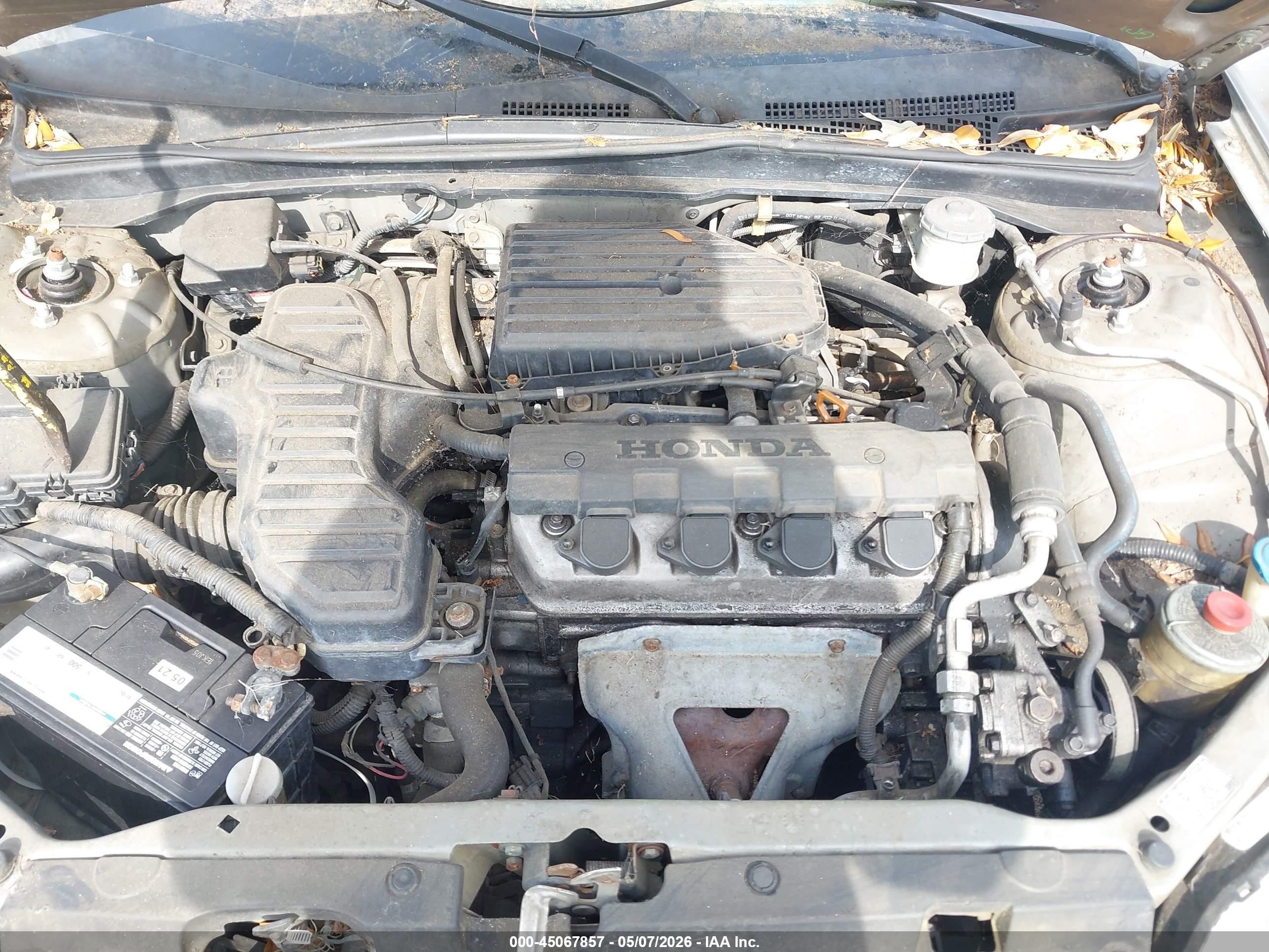 2003 Honda Civic Lx Tan vin: 2HGES165X3H529918