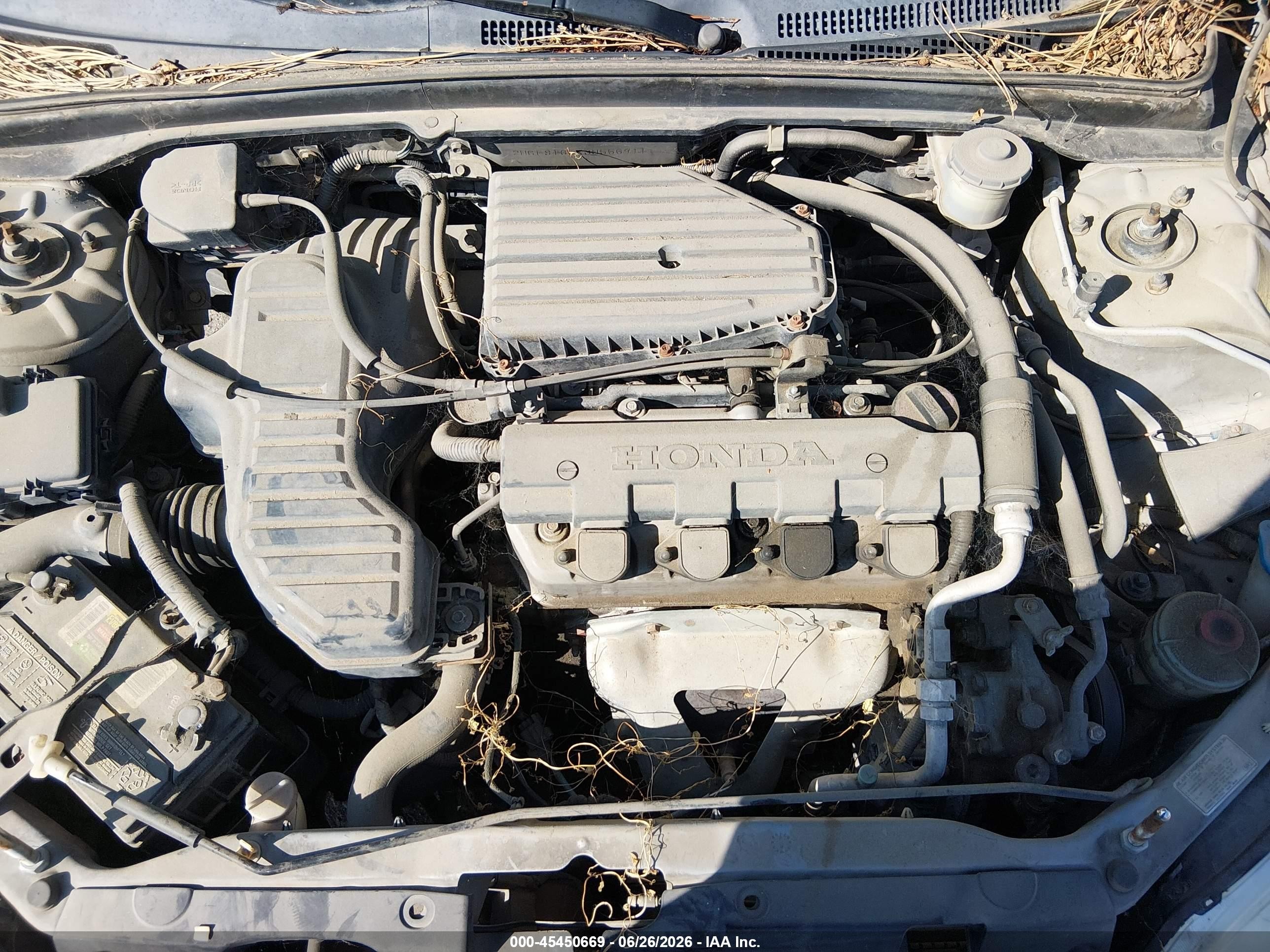 2003 Honda Civic Lx Gray vin: 2HGES165X3H556911