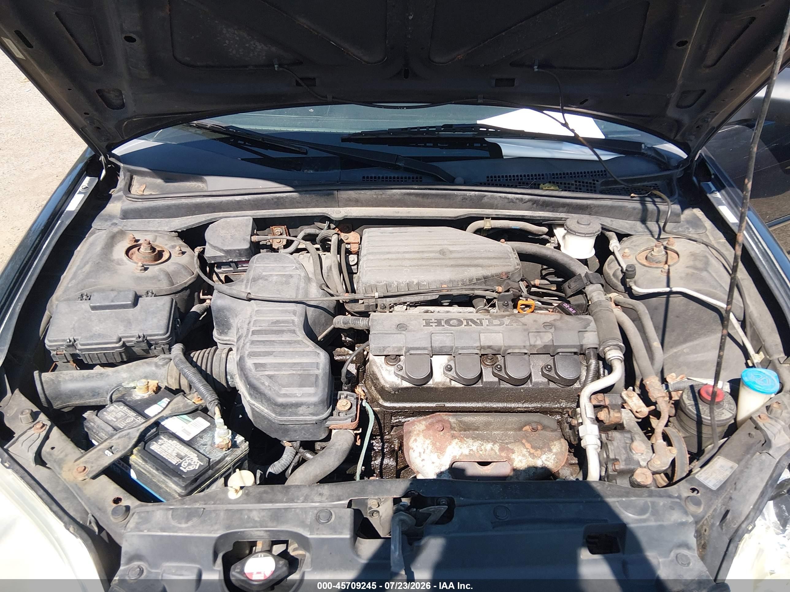 2003 Honda Civic Lx Black vin: 2HGES165X3H589858