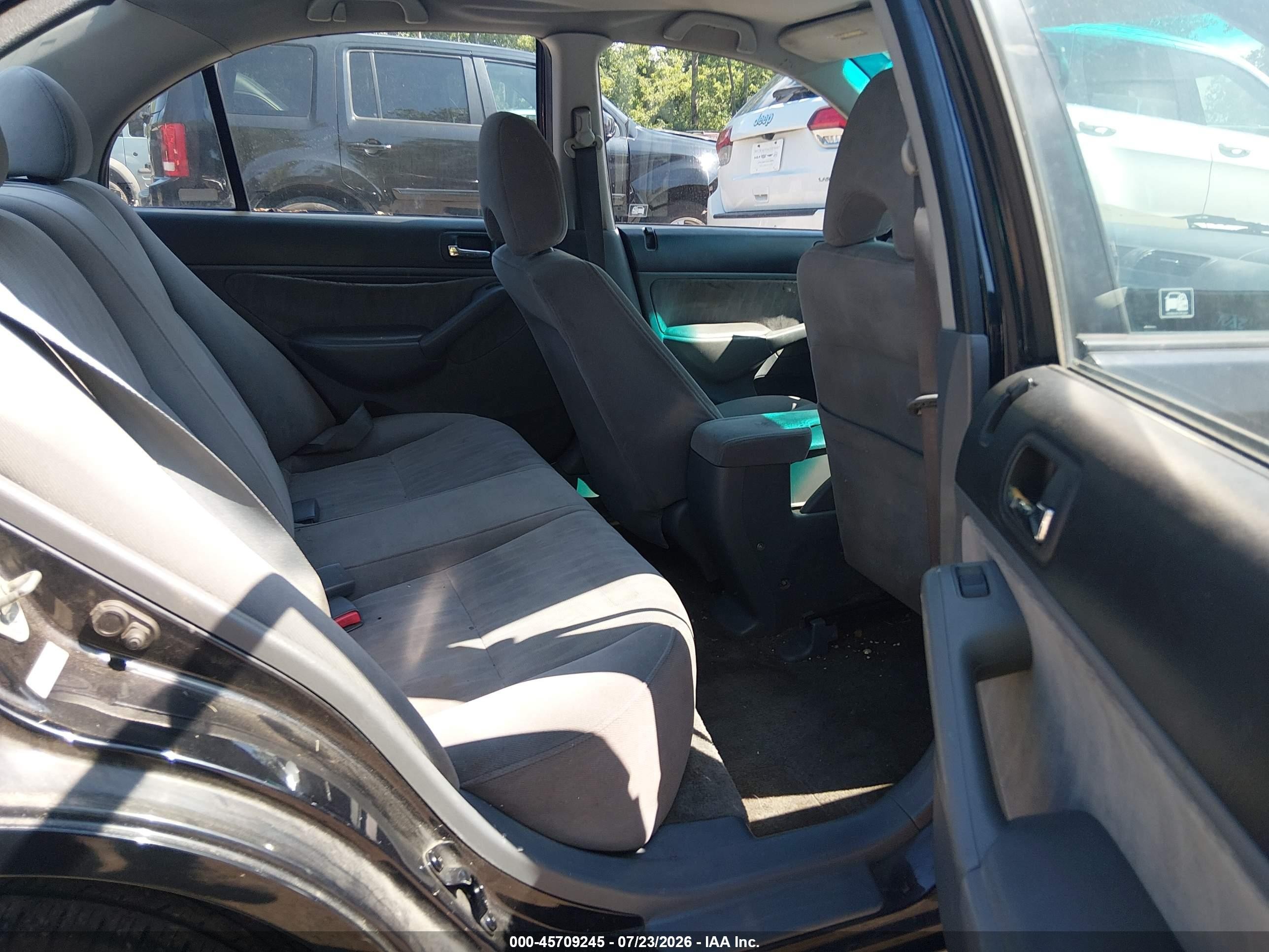 2003 Honda Civic Lx Black vin: 2HGES165X3H589858