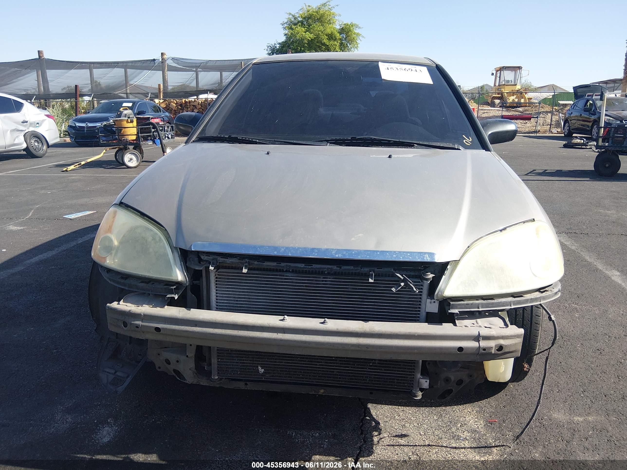 2003 Honda Civic Lx Silver vin: 2HGES165X3H597975