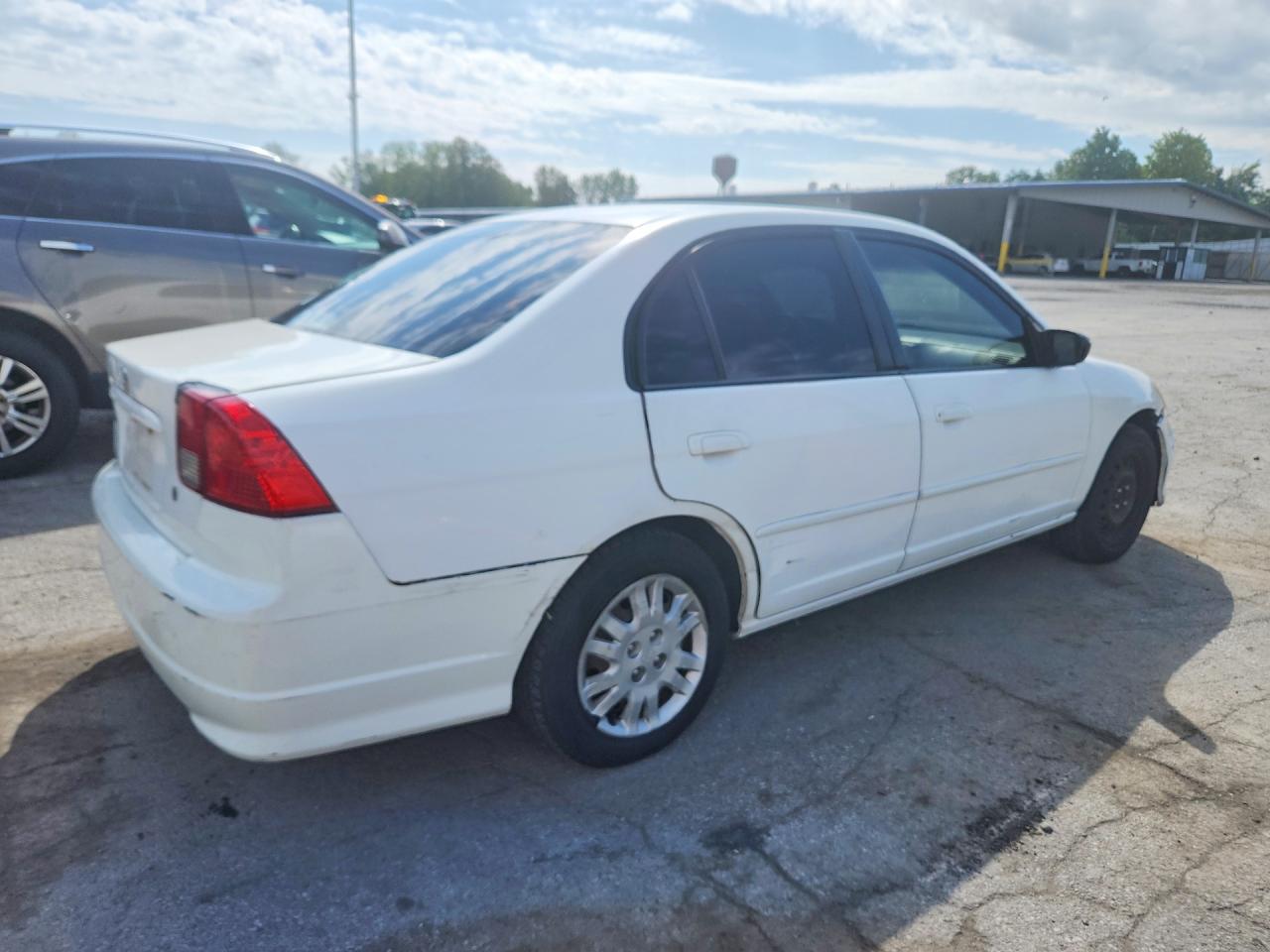 2004 Honda Civic Lx Белый vin: 2HGES165X4H524932