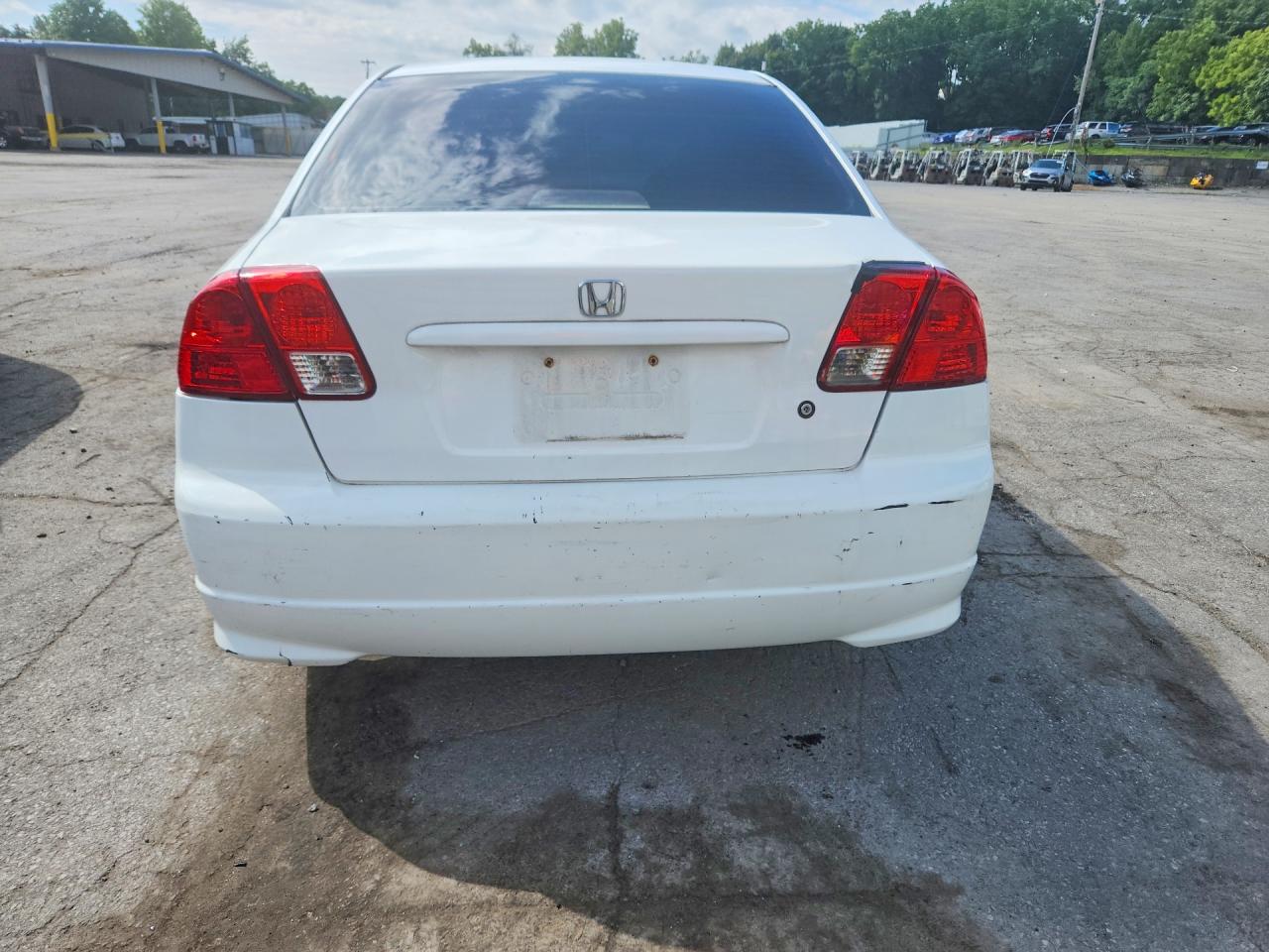 2004 Honda Civic Lx Белый vin: 2HGES165X4H524932