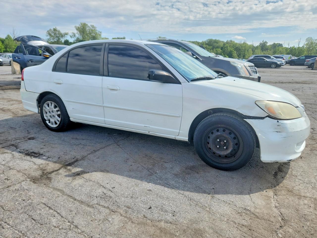 2004 Honda Civic Lx Белый vin: 2HGES165X4H524932