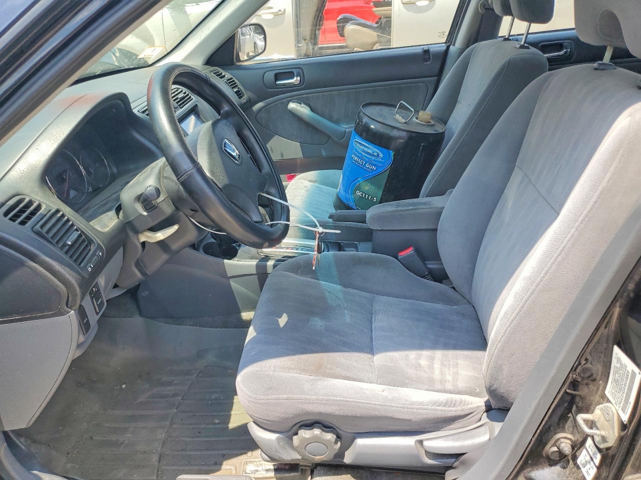 2004 Honda Civic Lx Black vin: 2HGES165X4H548809