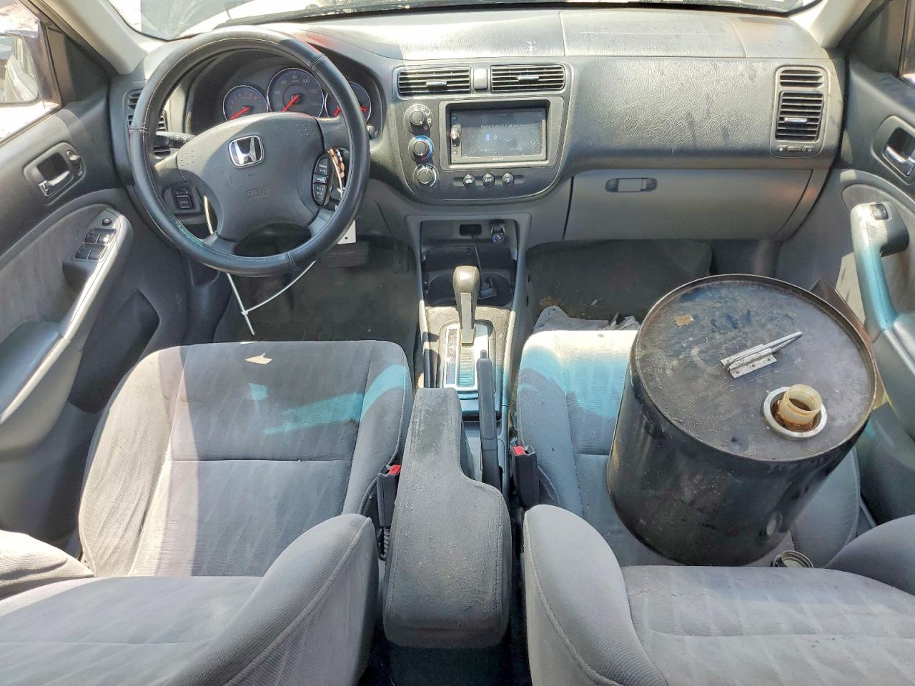 2004 Honda Civic Lx Black vin: 2HGES165X4H548809