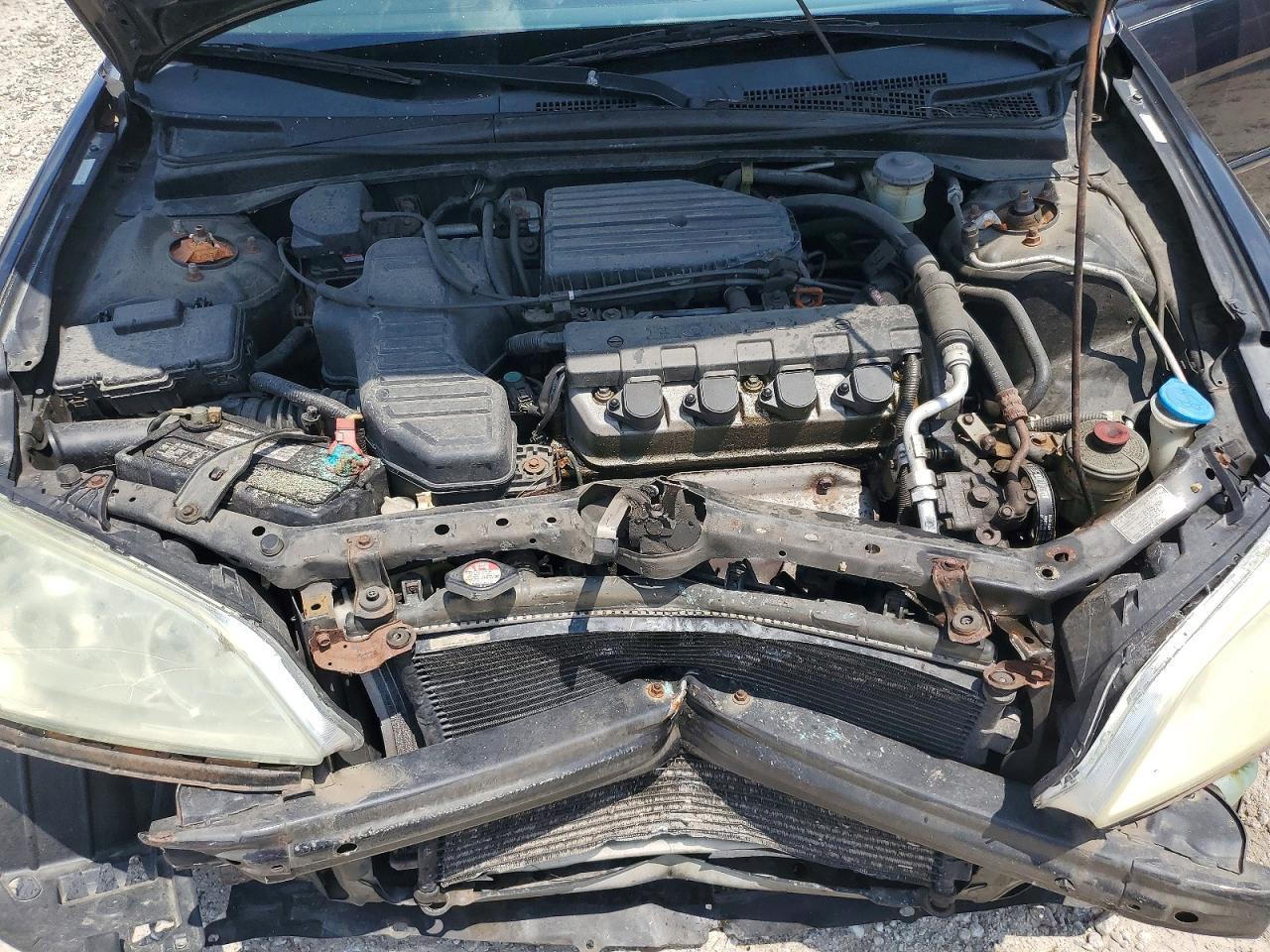 2004 Honda Civic Lx Black vin: 2HGES165X4H548809