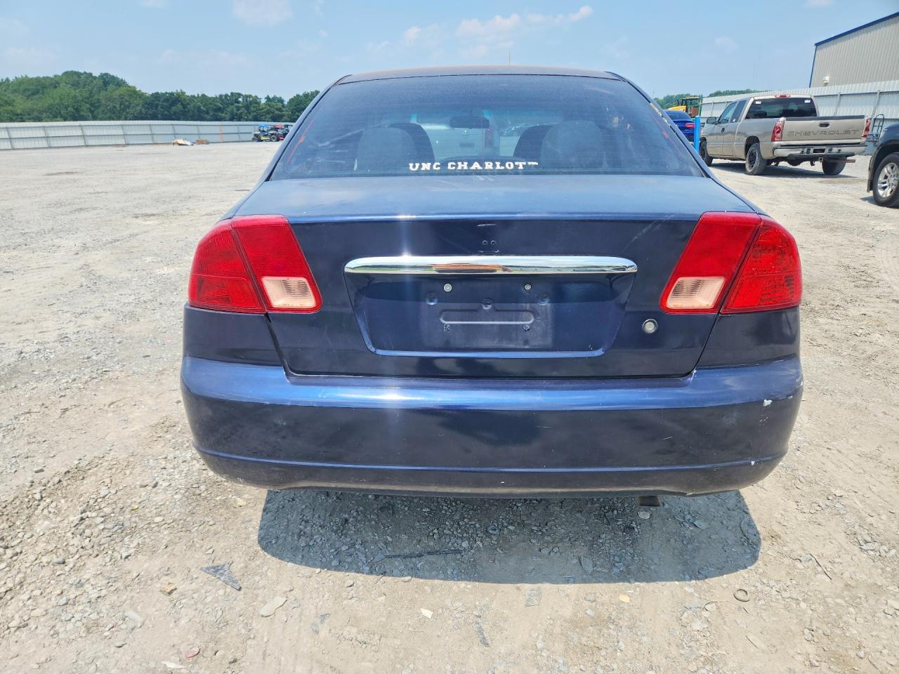 2004 Honda Civic Lx Blue vin: 2HGES165X4H577601