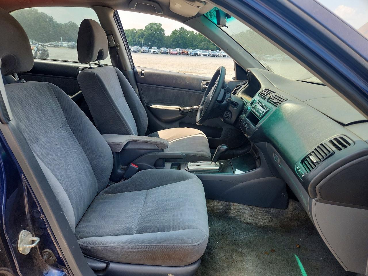 2004 Honda Civic Lx Blue vin: 2HGES165X4H577601