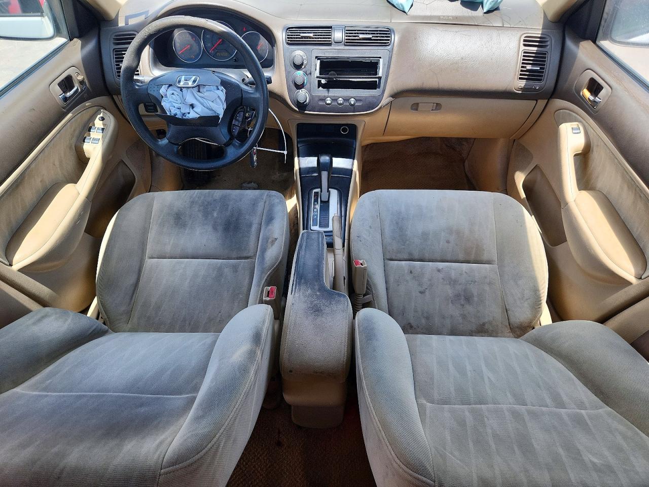 2005 Honda Civic Lx Белый vin: 2HGES165X5H506495
