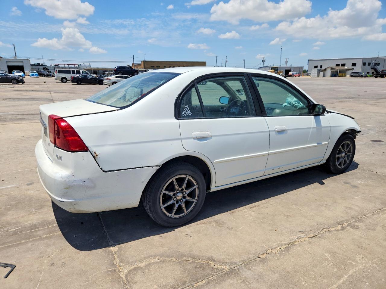 2005 Honda Civic Lx Белый vin: 2HGES165X5H506495