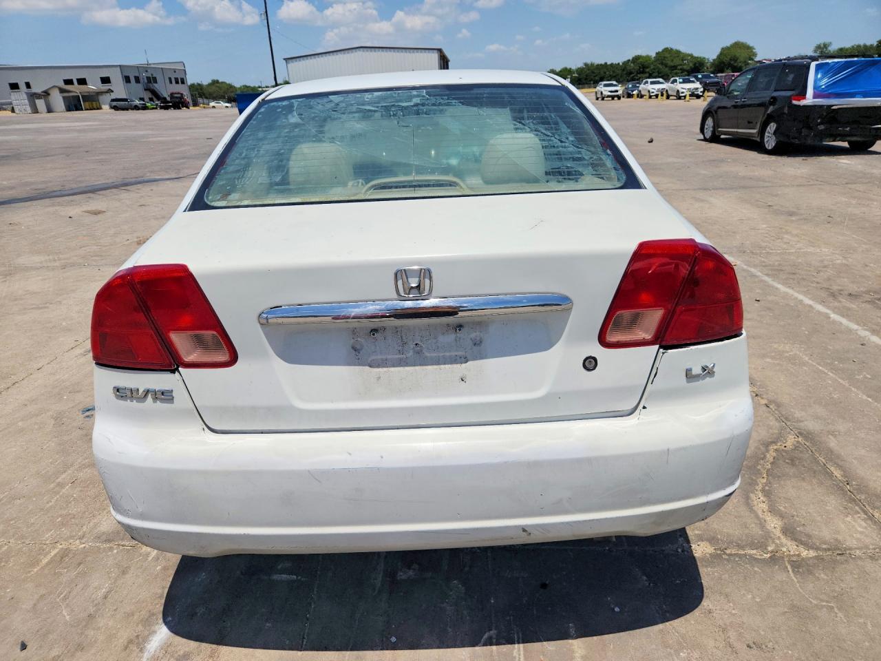 2005 Honda Civic Lx Белый vin: 2HGES165X5H506495
