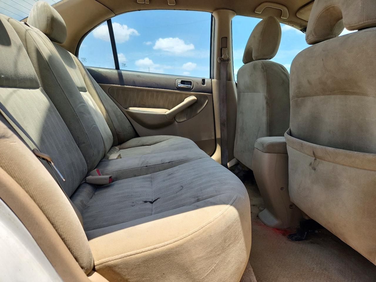 2005 Honda Civic Lx Белый vin: 2HGES165X5H506495