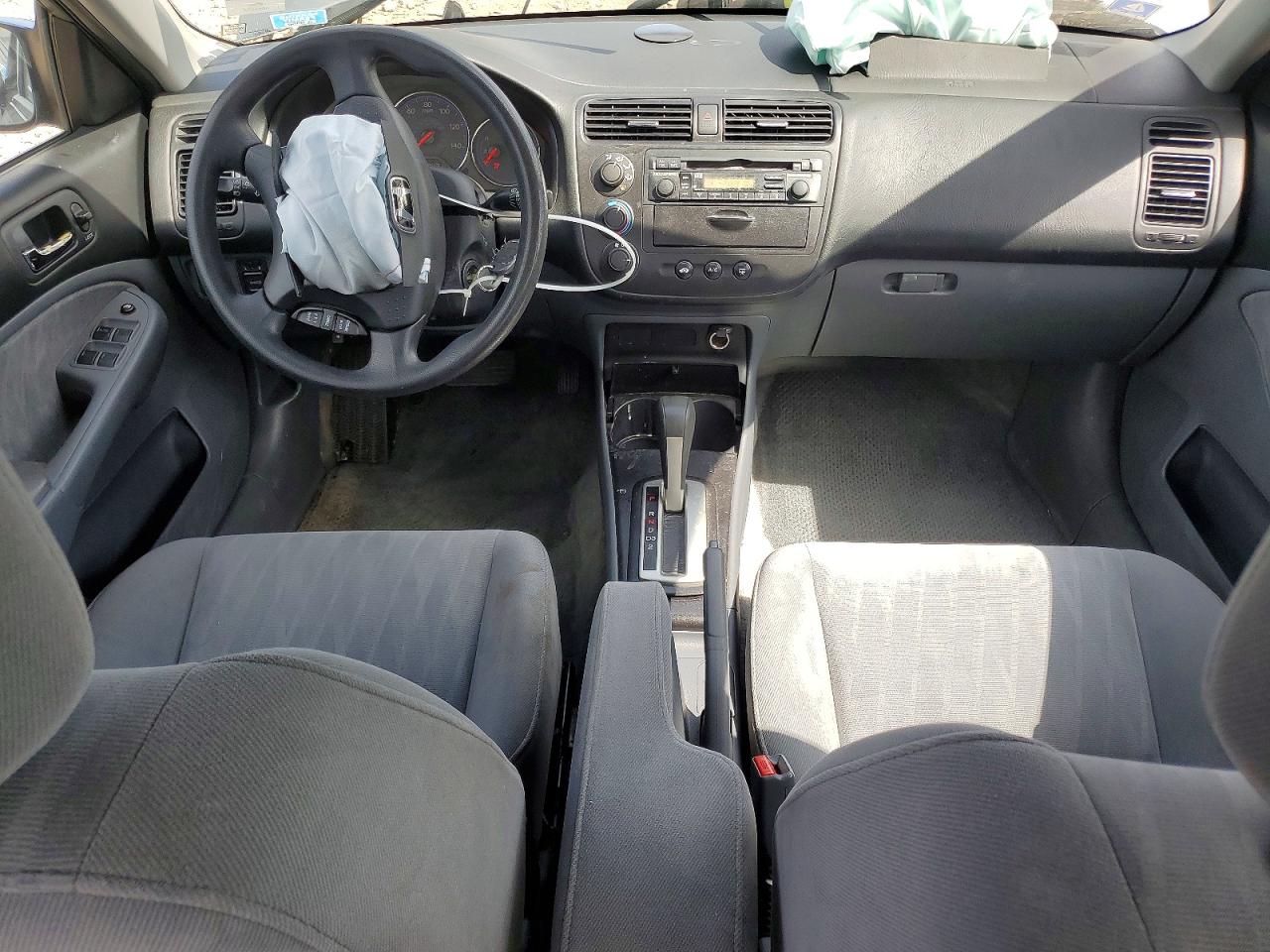 2005 Honda Civic Lx Gray vin: 2HGES165X5H535656