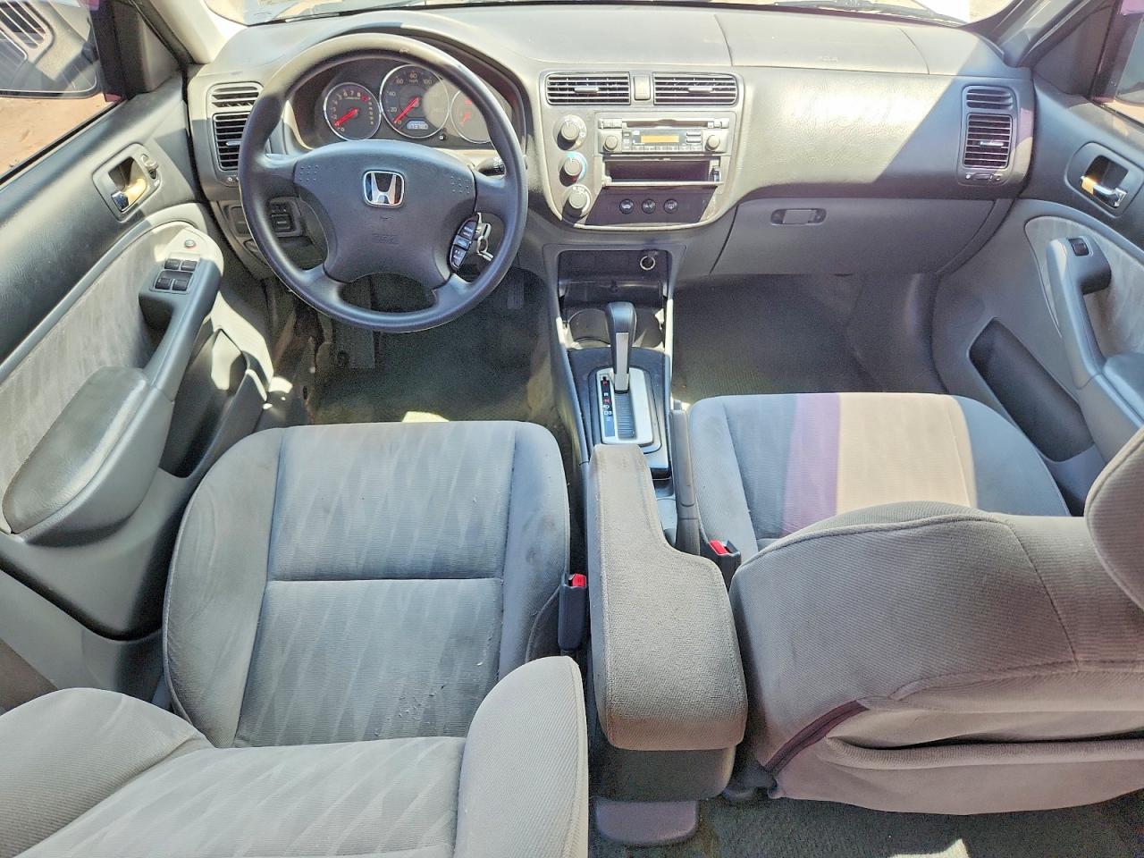 2004 Honda Civic Lx Gray vin: 2HGES16604H627527