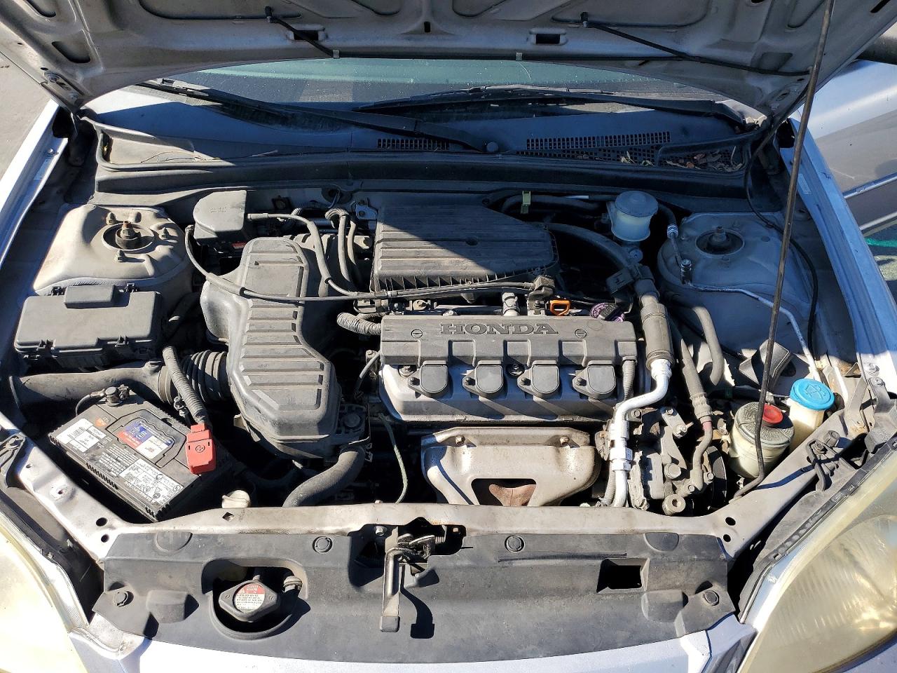 2002 Honda Civic Lx Silver vin: 2HGES16612H584345
