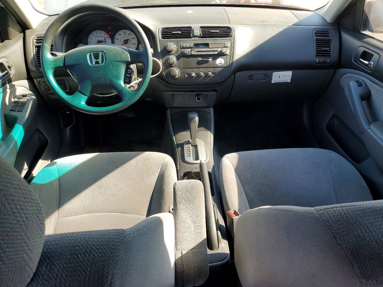 2002 Honda Civic Lx Silver vin: 2HGES16612H584345
