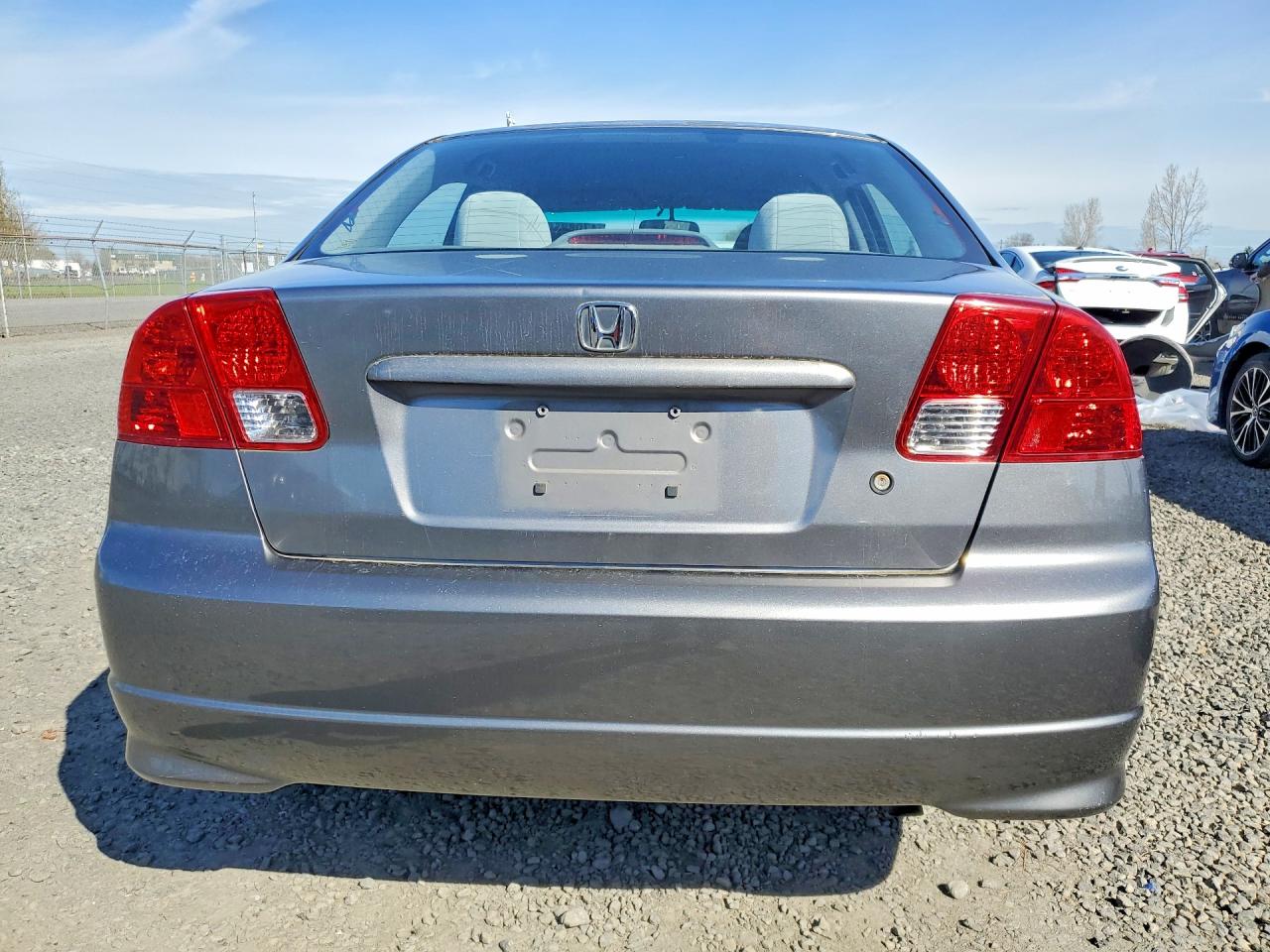 2004 Honda Civic Lx Charcoal vin: 2HGES16614H592268