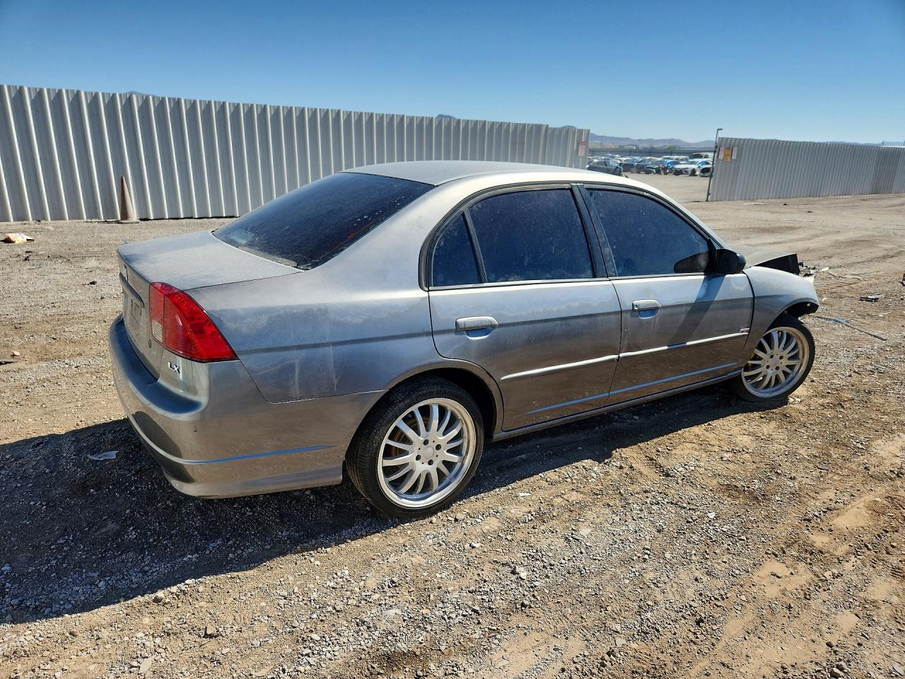 2004 Honda Civic Lx Gray vin: 2HGES16614H633837