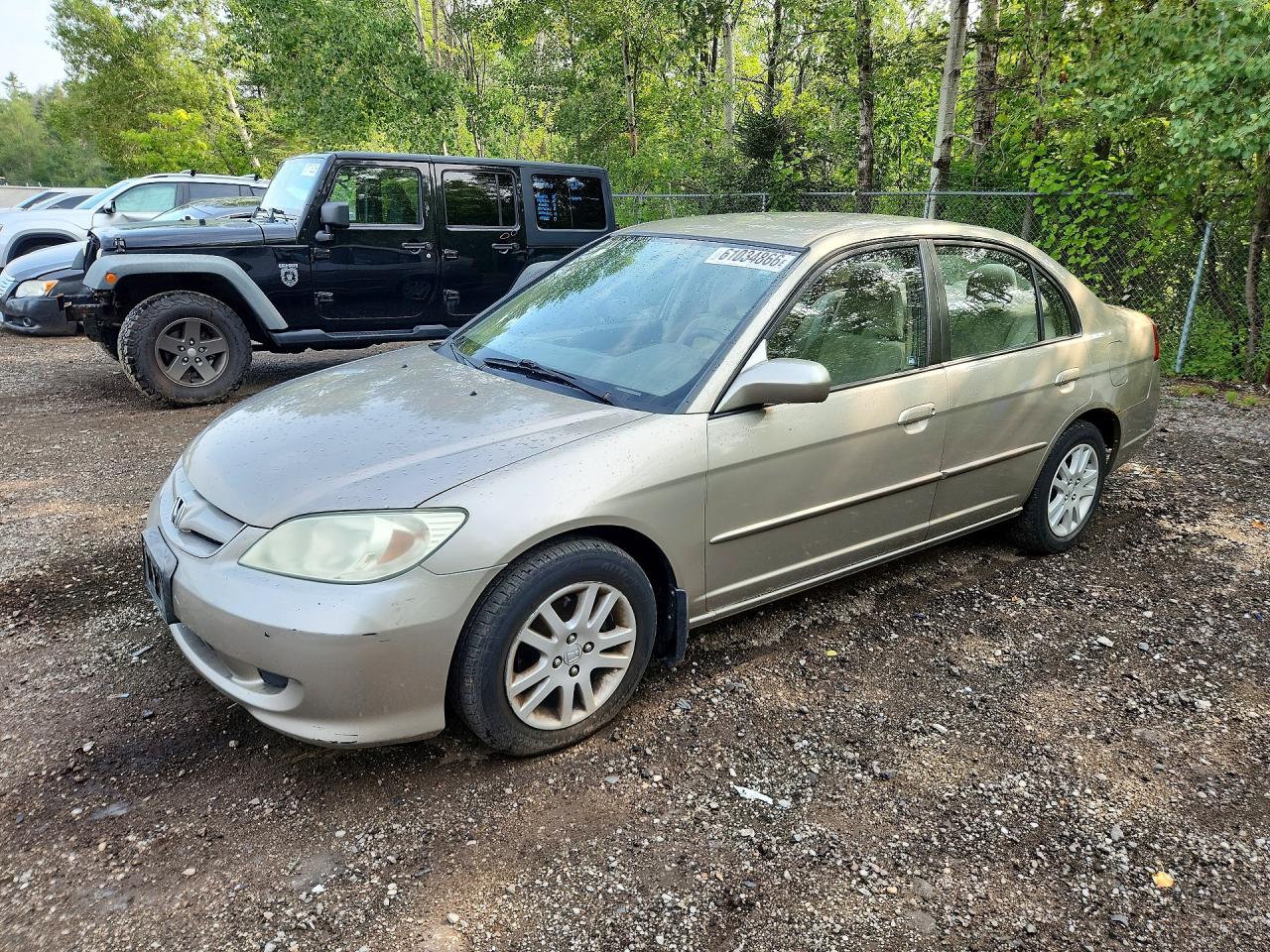 2004 Honda Civic Lx Gold vin: 2HGES16614H913323