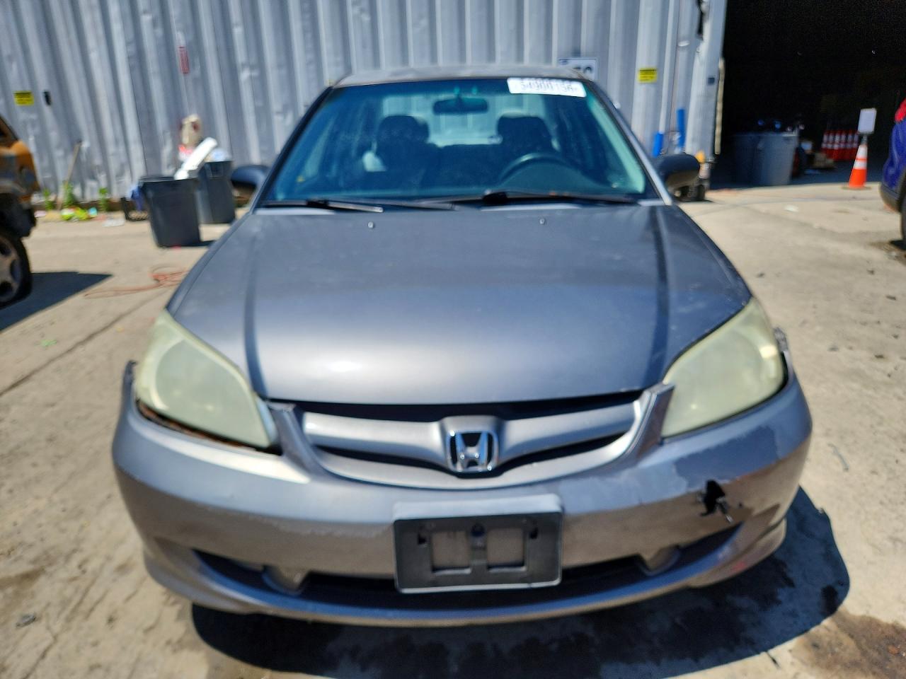 2005 Honda Civic Lx Silver vin: 2HGES16615H546988