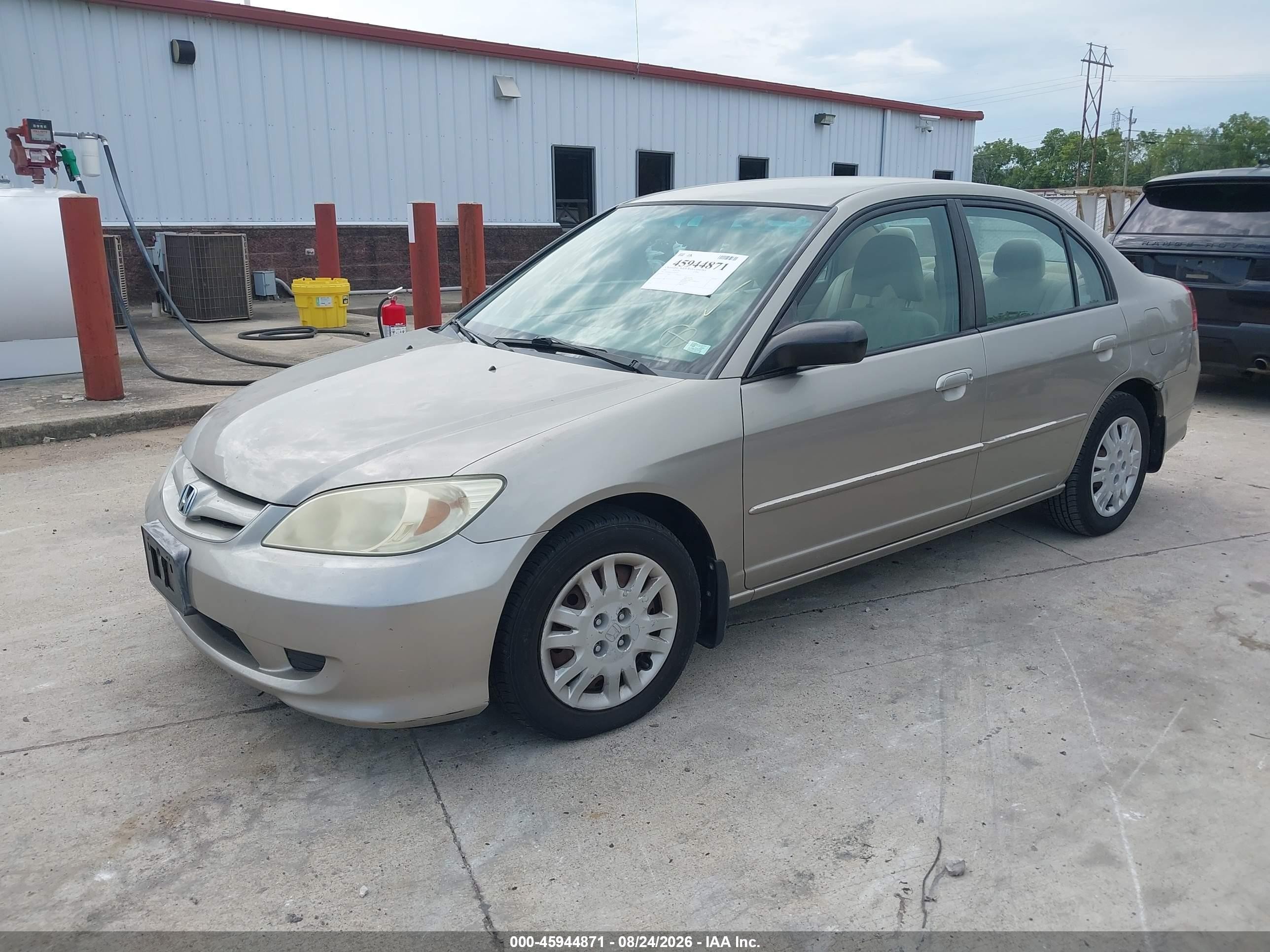 2005 Honda Civic Lx Silver vin: 2HGES16615H549972