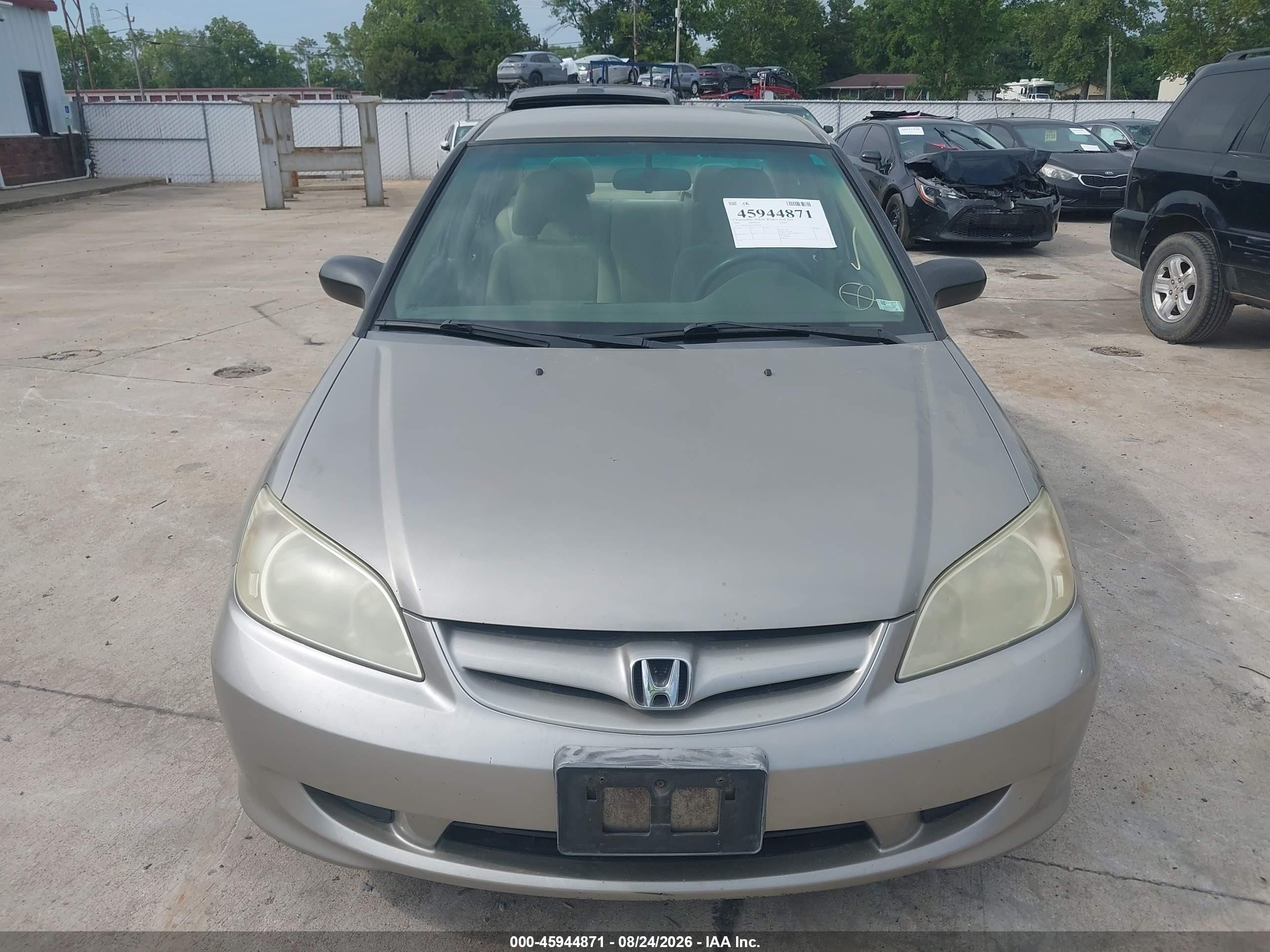 2005 Honda Civic Lx Silver vin: 2HGES16615H549972