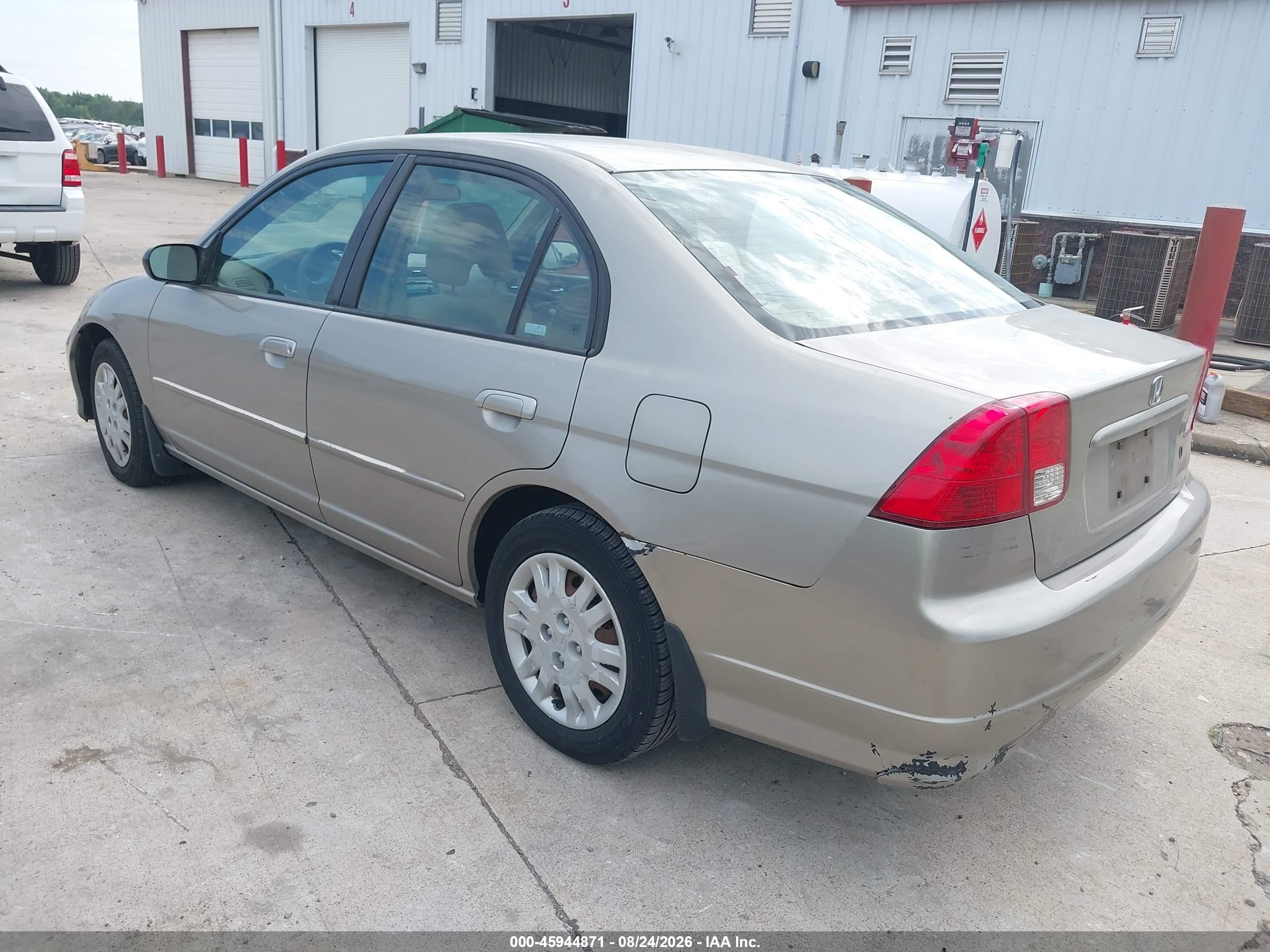 2005 Honda Civic Lx Silver vin: 2HGES16615H549972