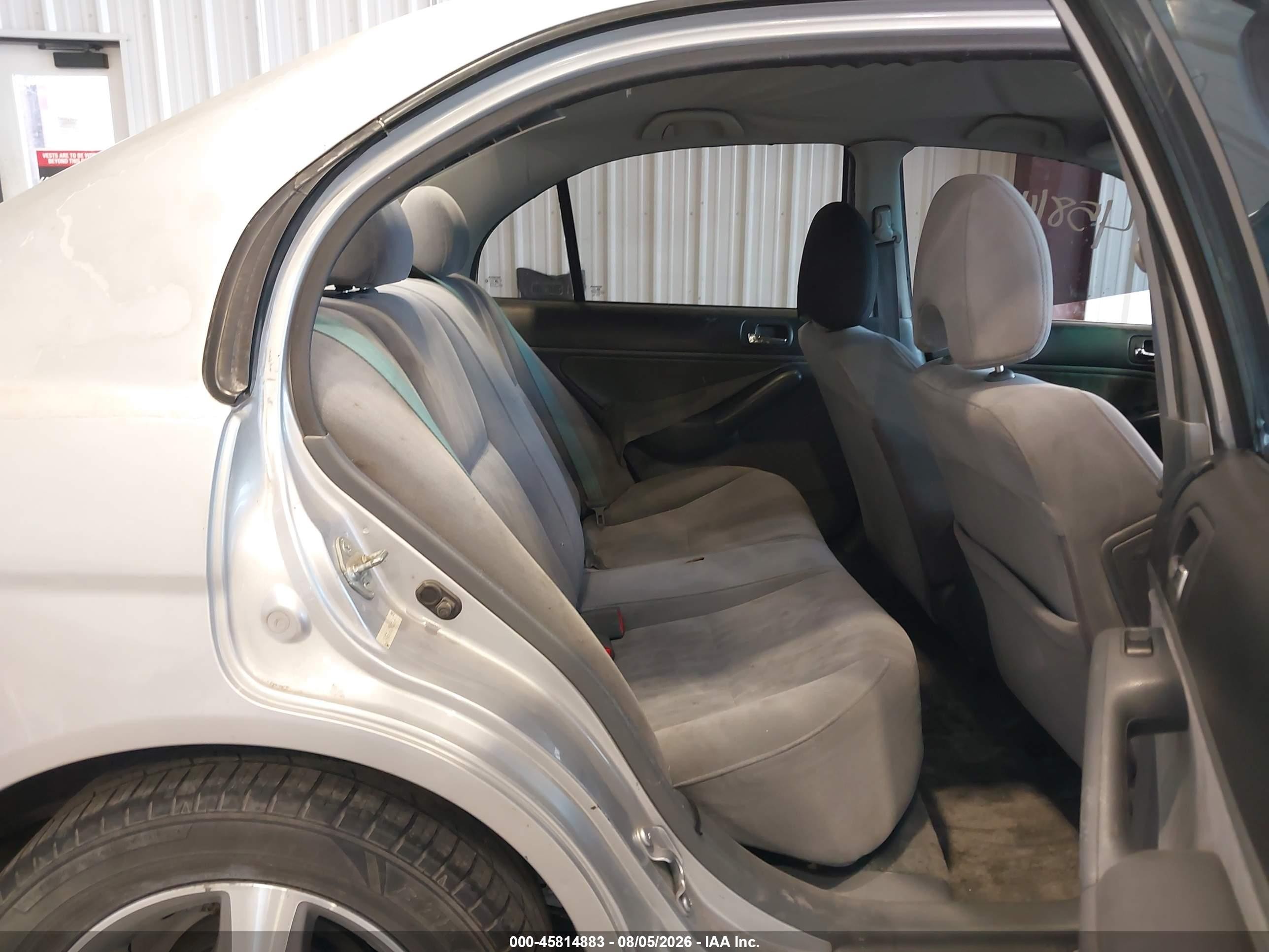 2003 Honda Civic Lx Silver vin: 2HGES16623H520669