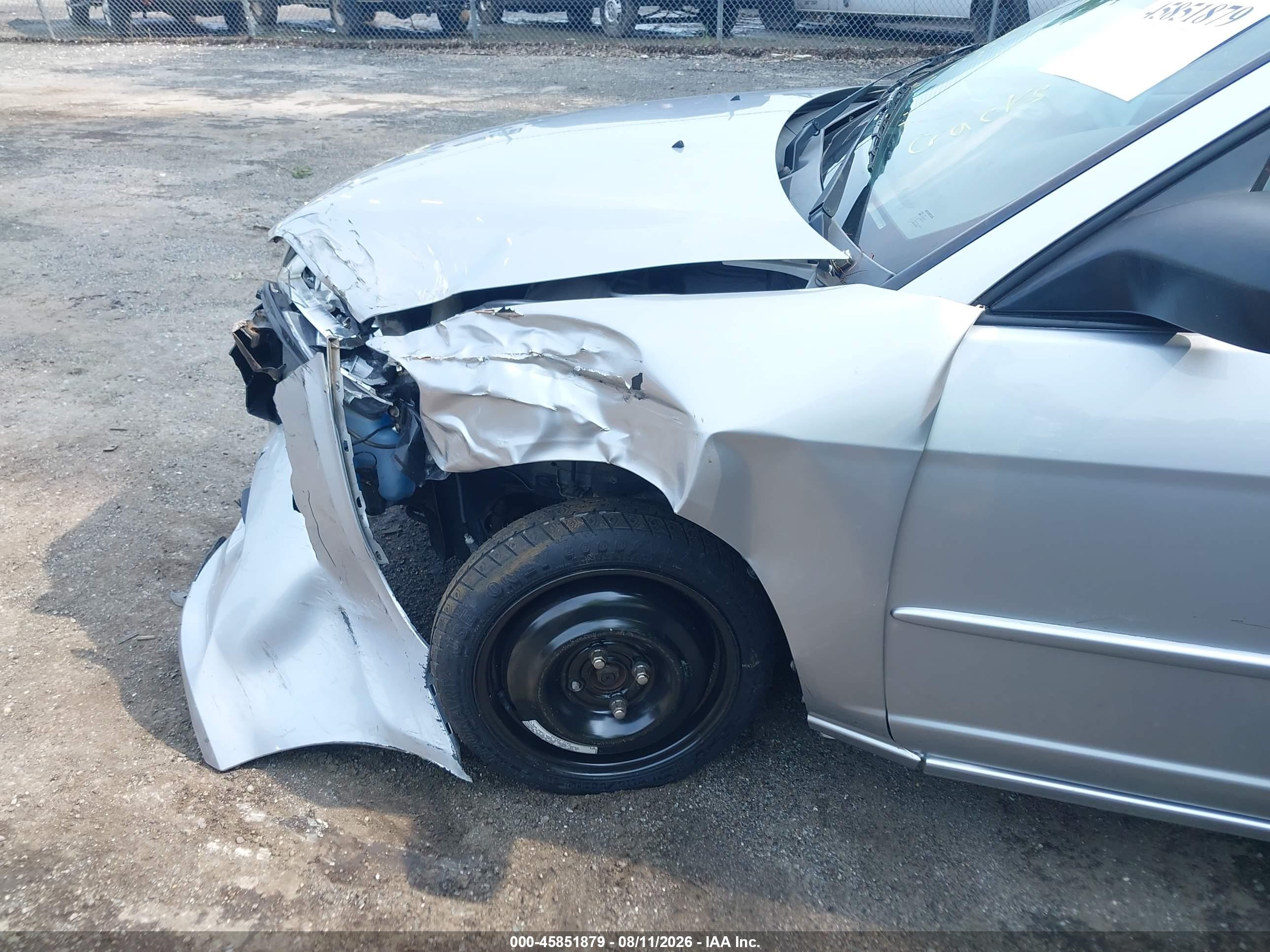 2005 Honda Civic Lx Silver vin: 2HGES16625H614909