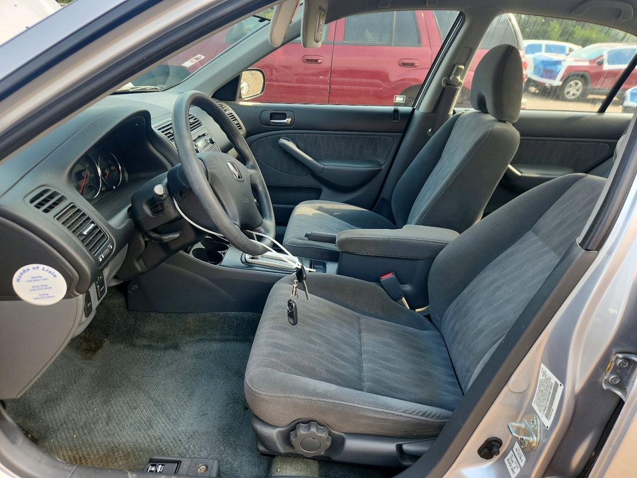 2005 Honda Civic Lx Silver vin: 2HGES16635H614854