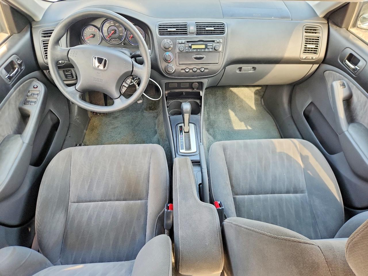 2005 Honda Civic Lx Silver vin: 2HGES16635H614854
