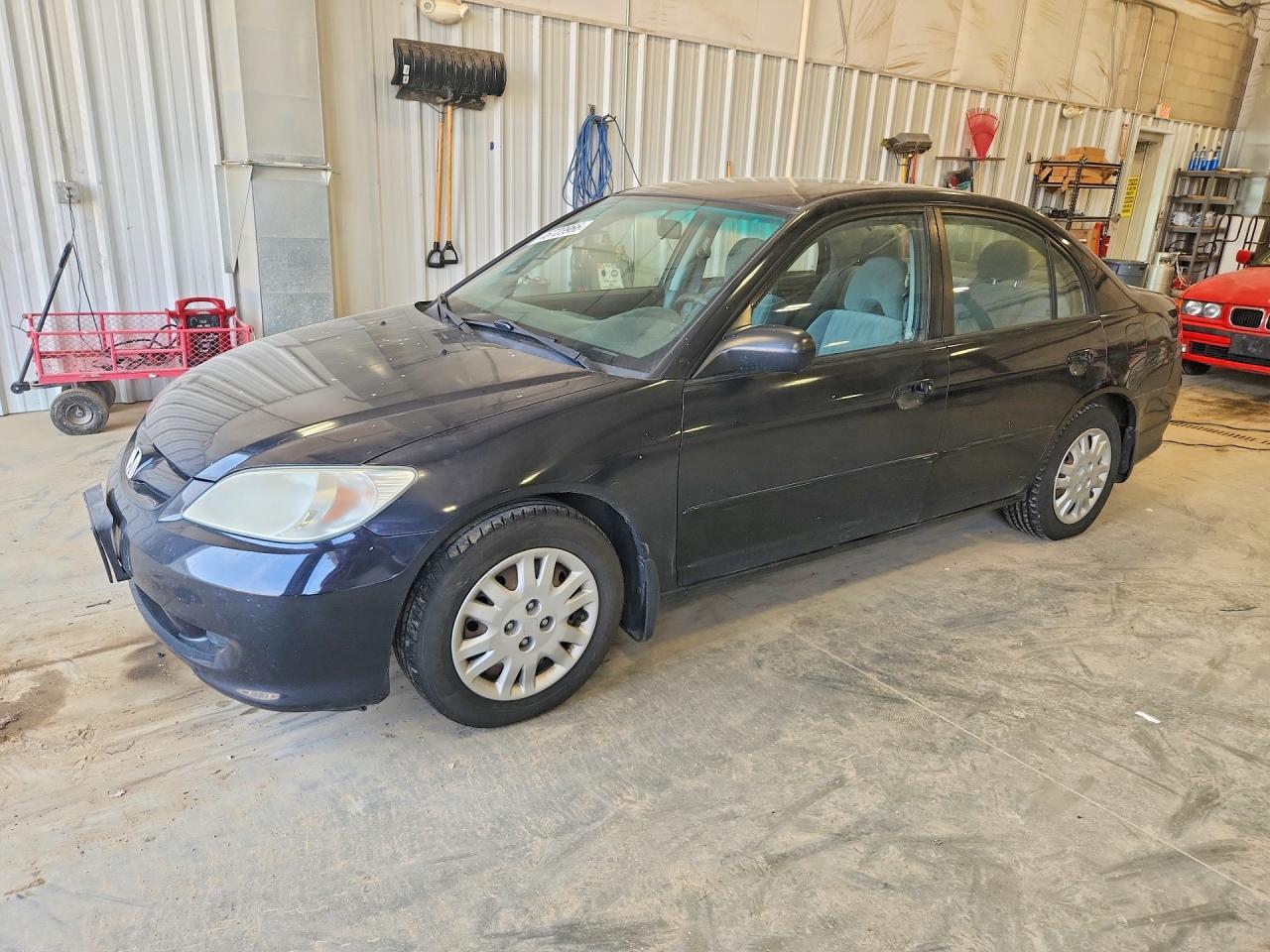 2004 Honda Civic Lx Black vin: 2HGES16644H530928