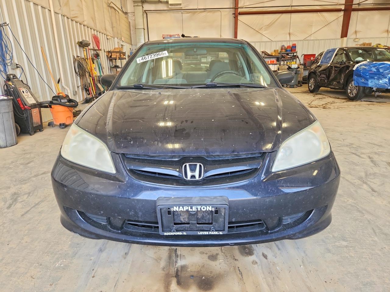 2004 Honda Civic Lx Black vin: 2HGES16644H530928