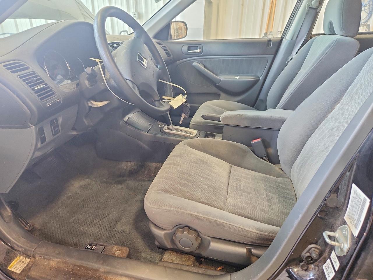 2004 Honda Civic Lx Black vin: 2HGES16644H530928