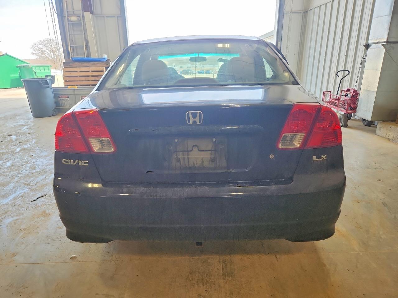 2004 Honda Civic Lx Black vin: 2HGES16644H530928