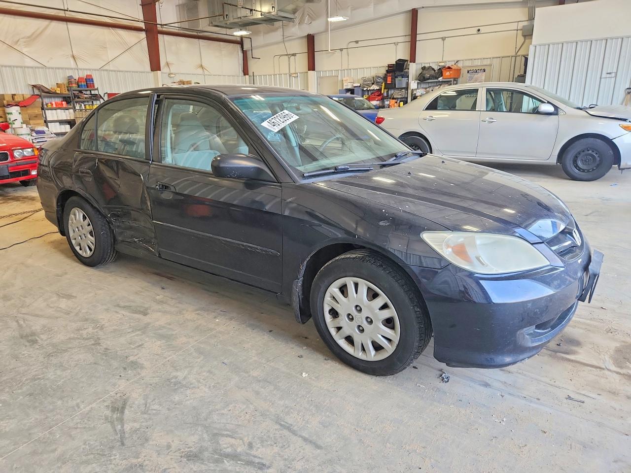 2004 Honda Civic Lx Black vin: 2HGES16644H530928